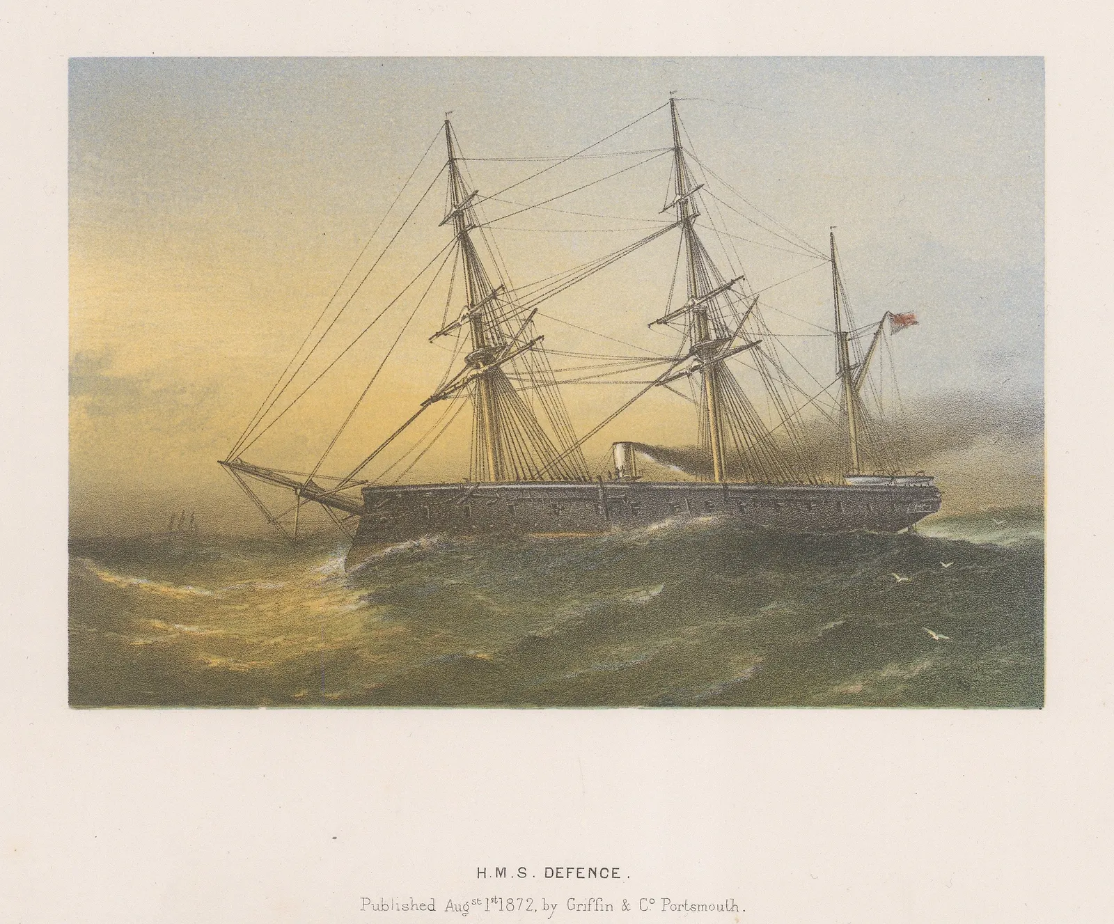 Griffin & Co., Royal Navy - HMS Defence, 1872