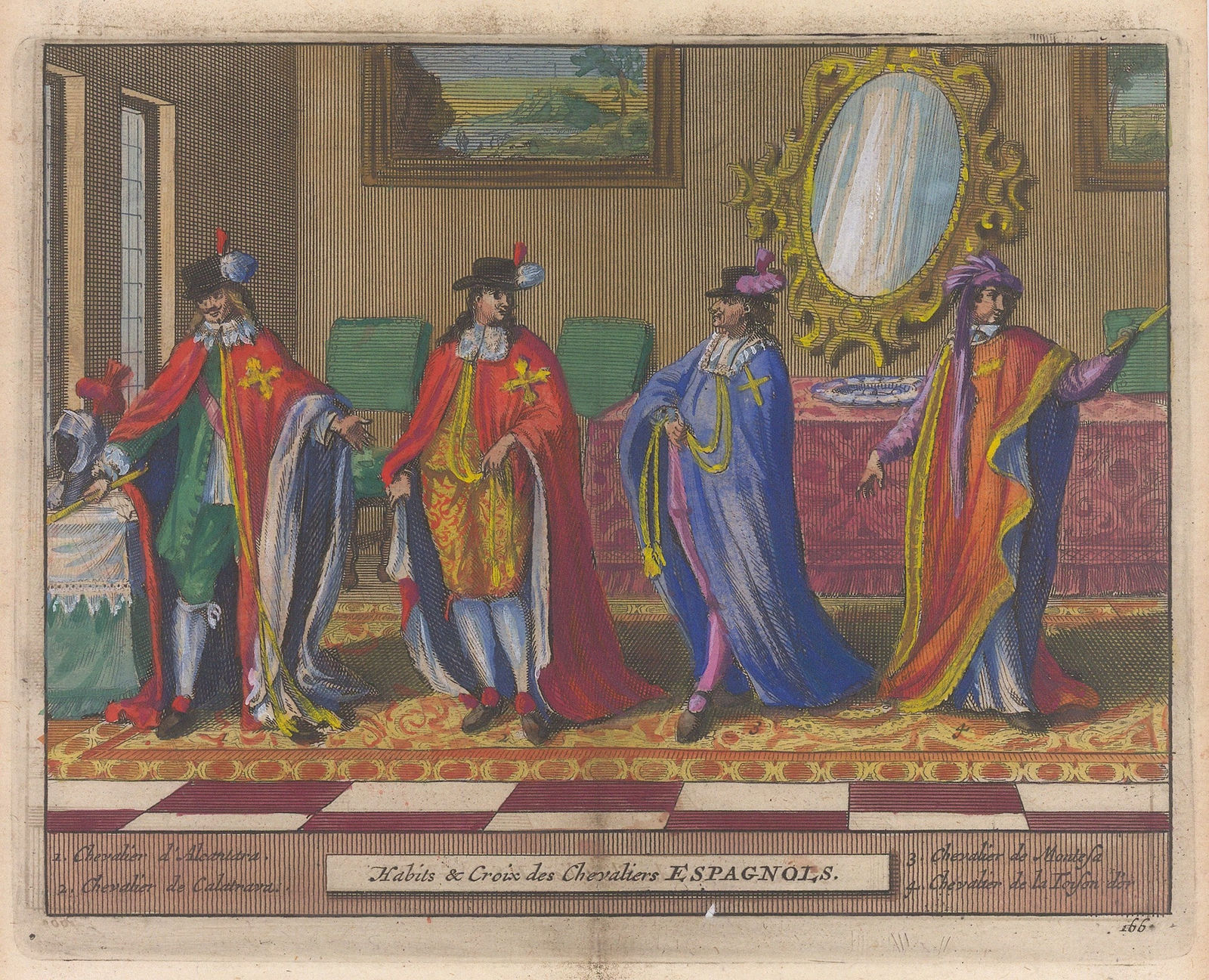 Pieter Van der Aa, Spain - Spanish Knights, 1727