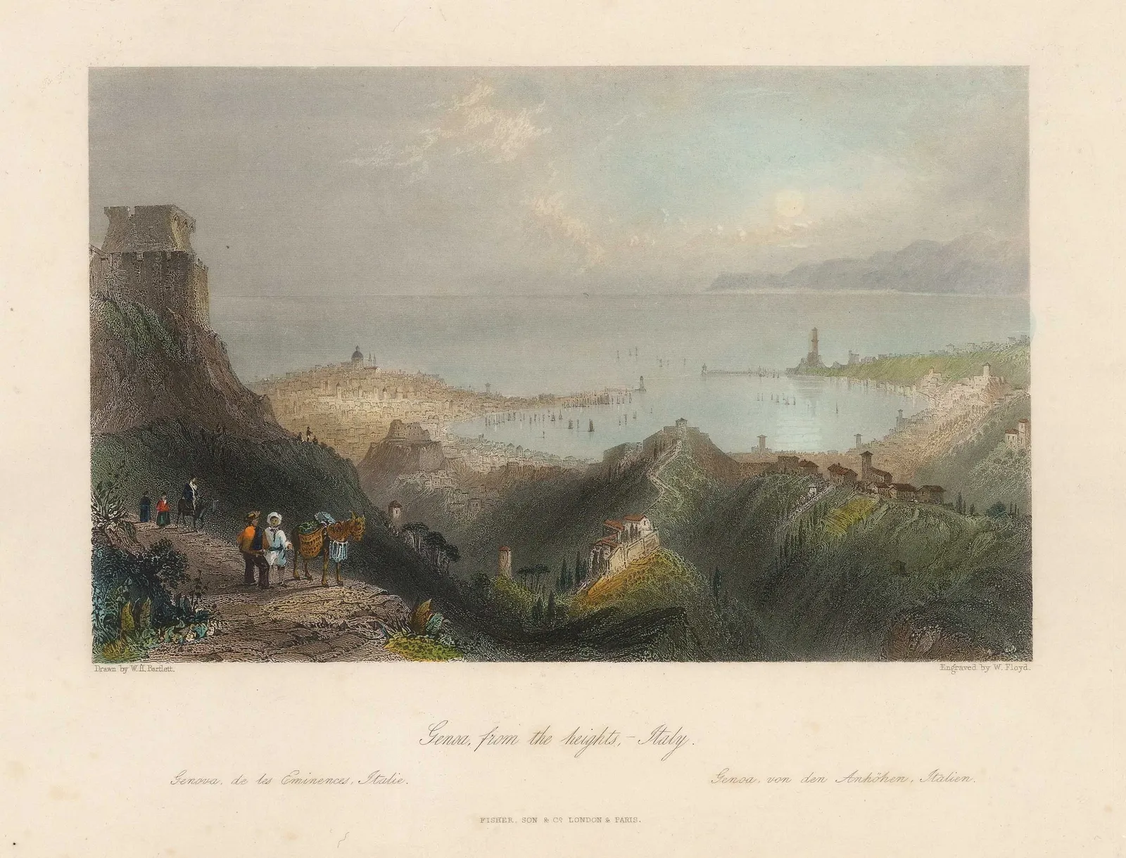 Henry Fisher, Italy - Genoa, 1840 c.
