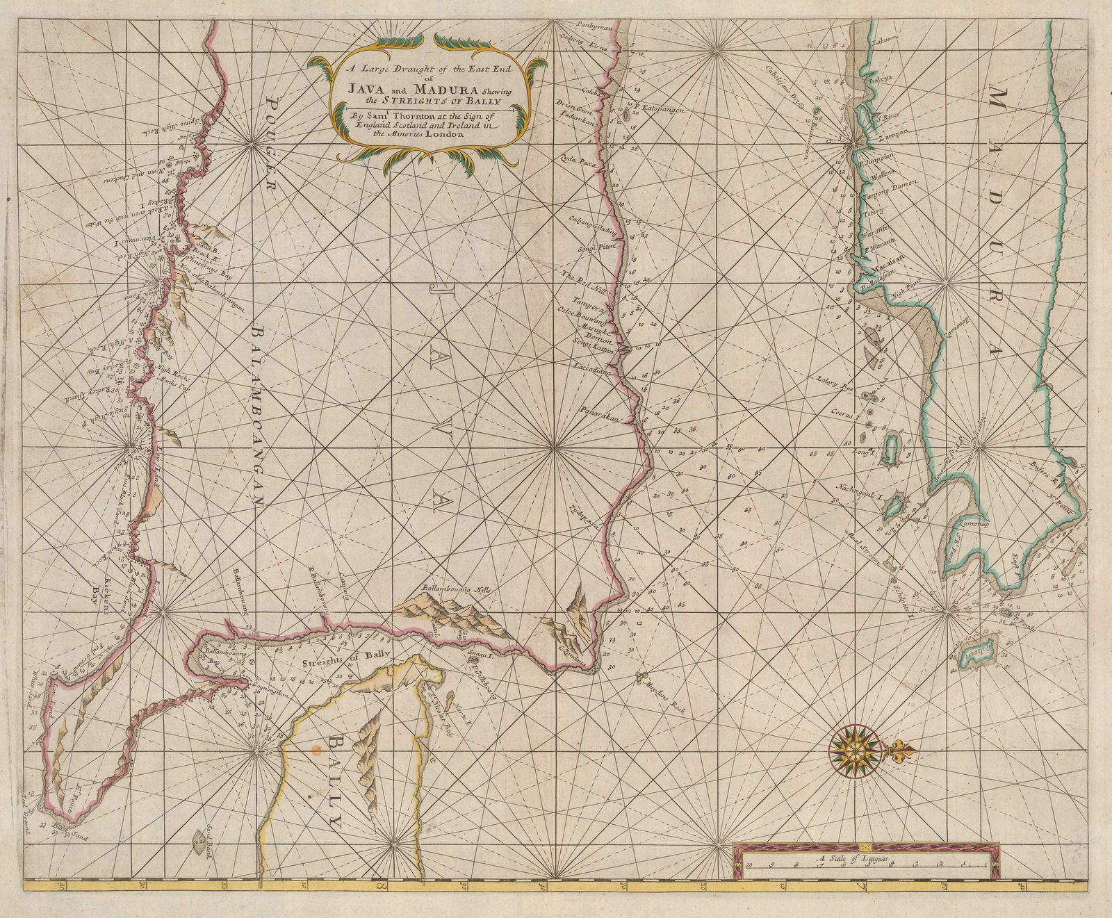 Samuel Thornton, Java, Madura and the Straights of Bali, 1711