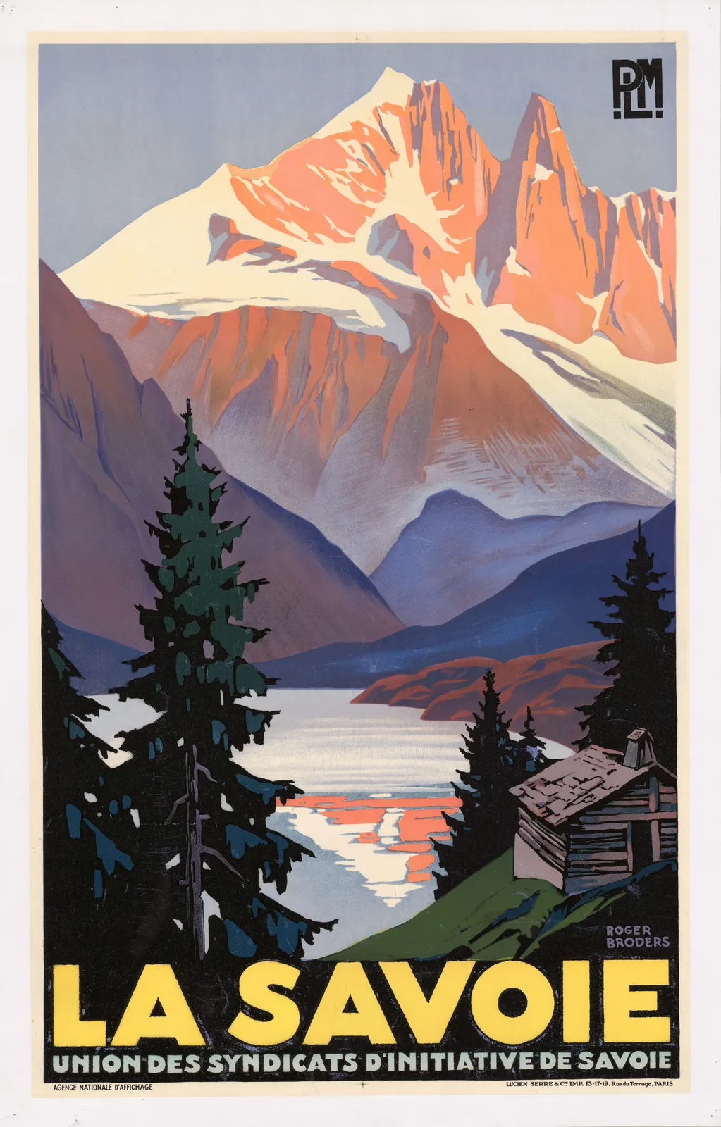 Roger Broders, France - La Savoie, 1930 c.