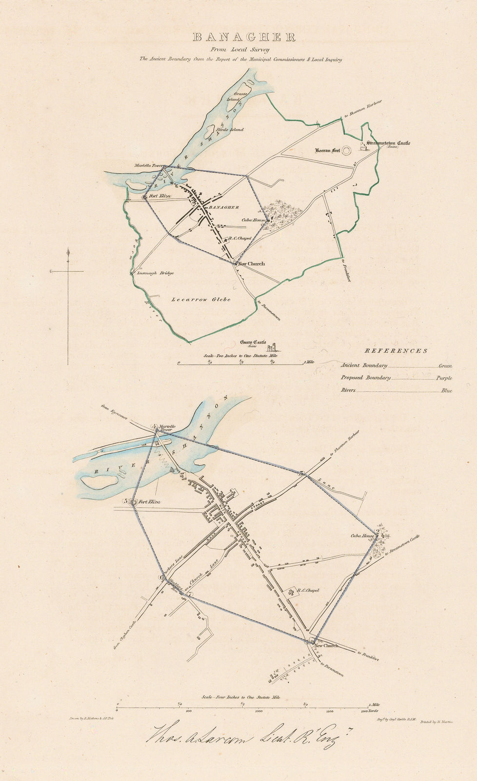 Robert Kearsley Dawson, Banagher, Co. Offaly, 1832