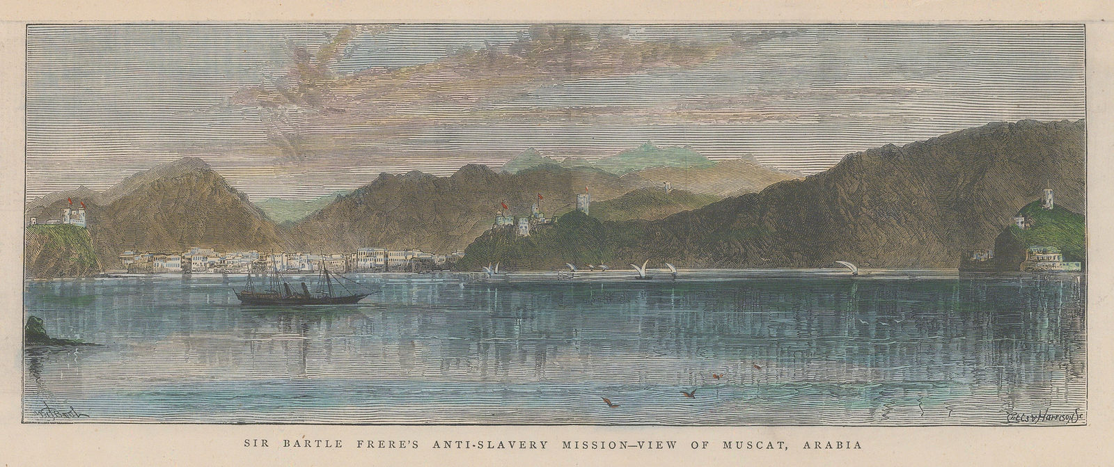 The Graphic Magazine, Oman - Muscat, 1873