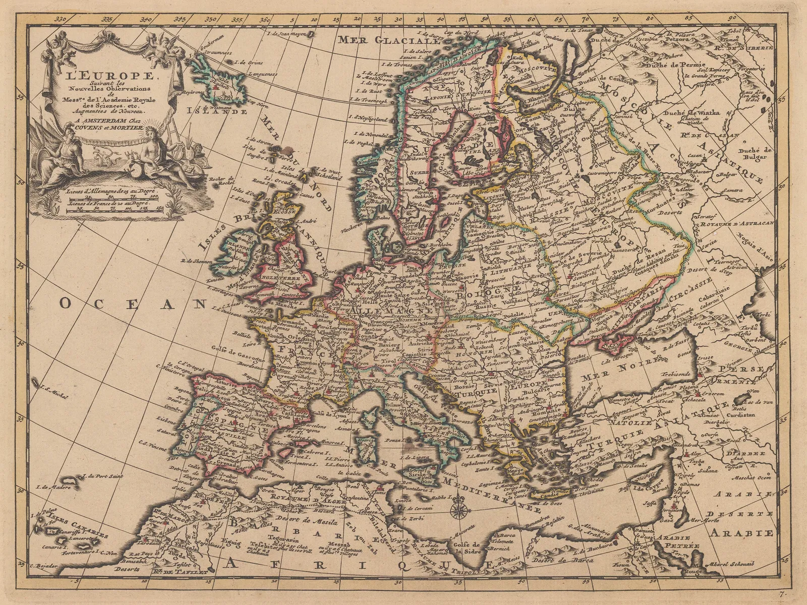 Covens (Jean) & Mortier (Cornelius), Europe, 1730 c.