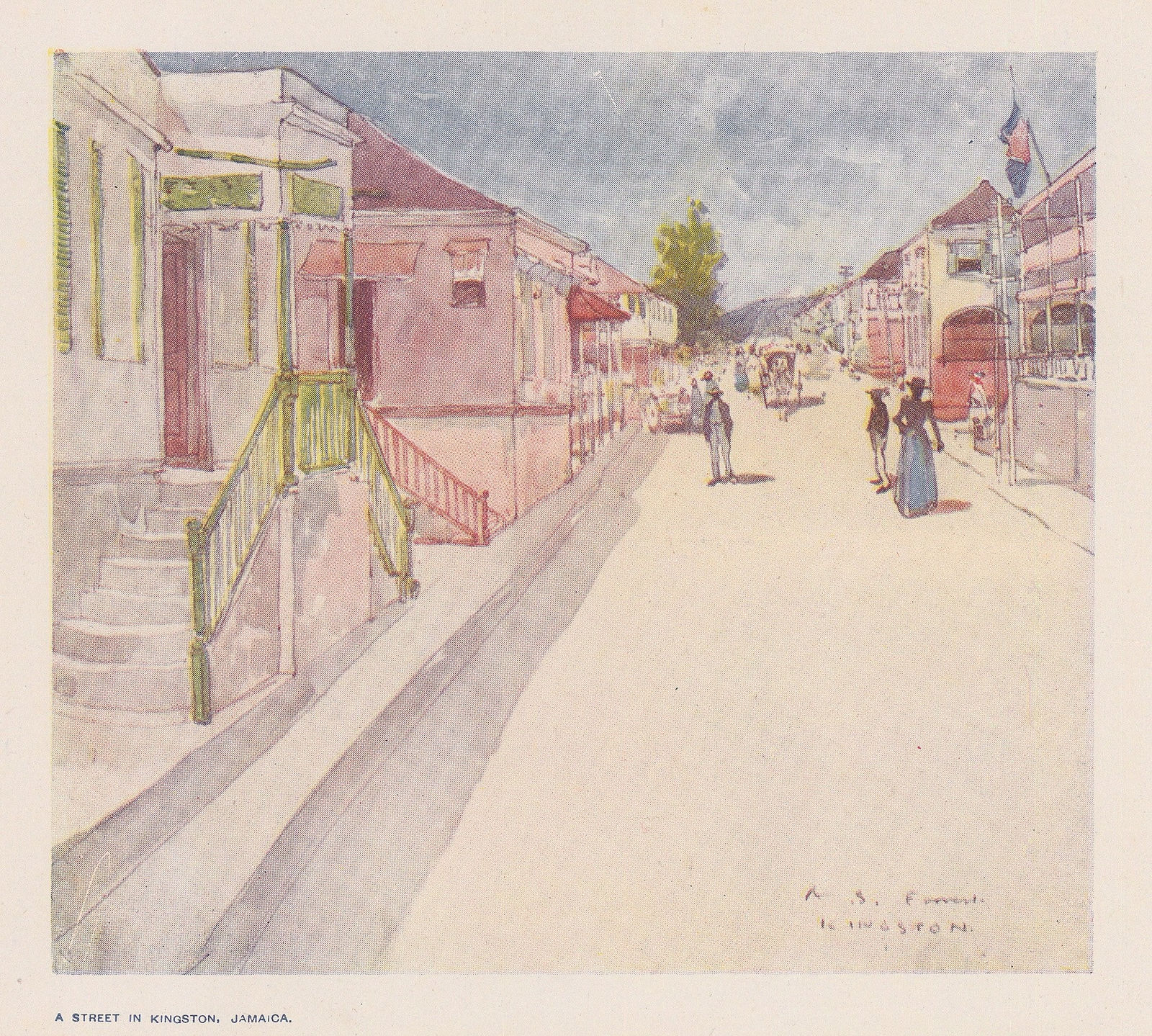 Frank Fox, Jamaica - Kingston, 1914