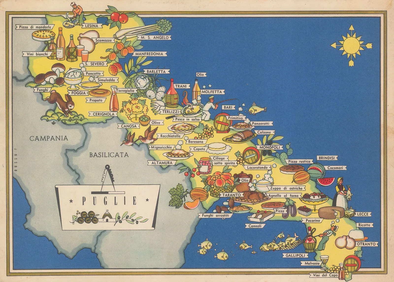 Giovanni De Agostini, Puglia, 1945 c.