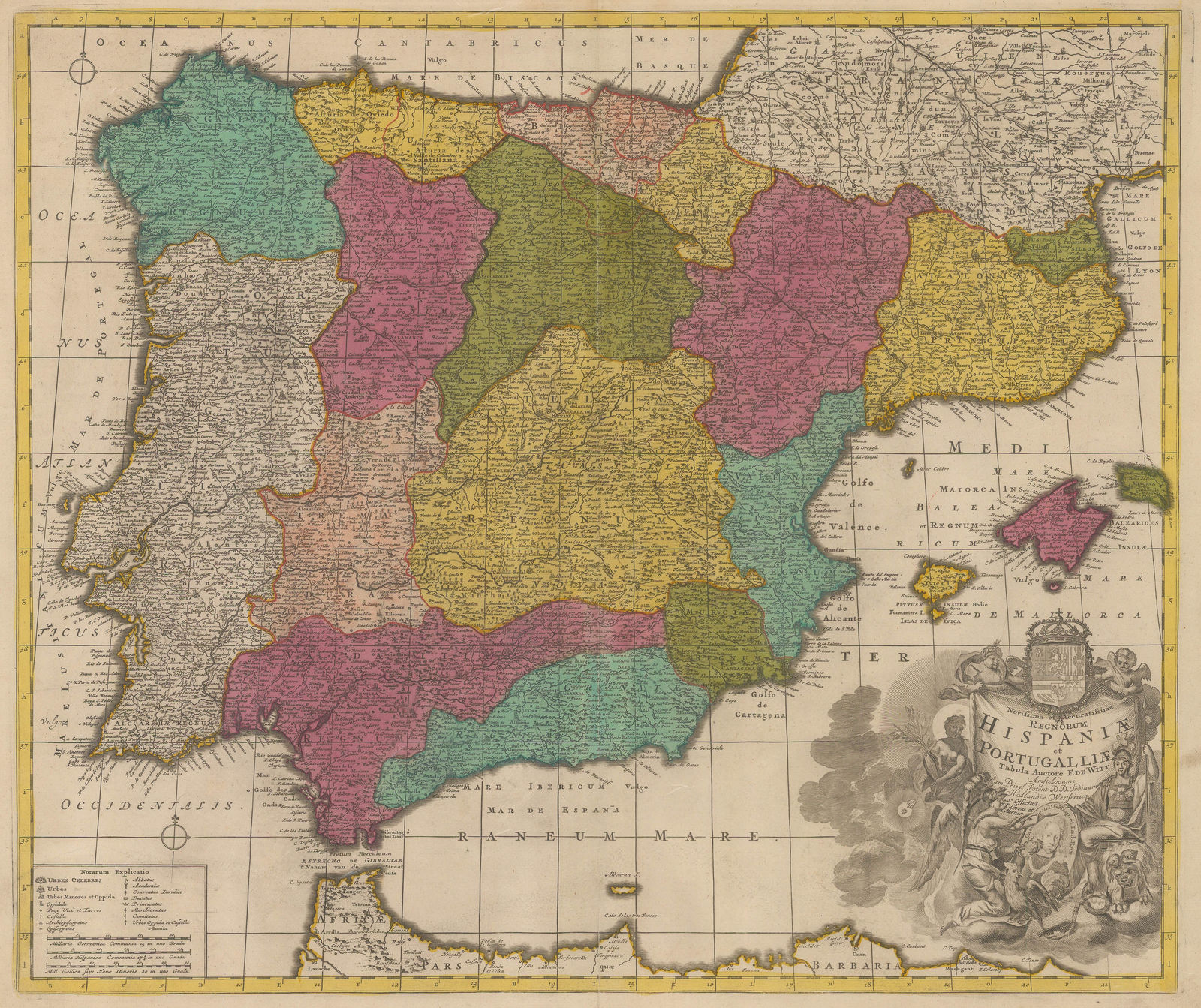 Covens (Jean) & Mortier (Cornelius), Spain and Portugal, 1730 c.