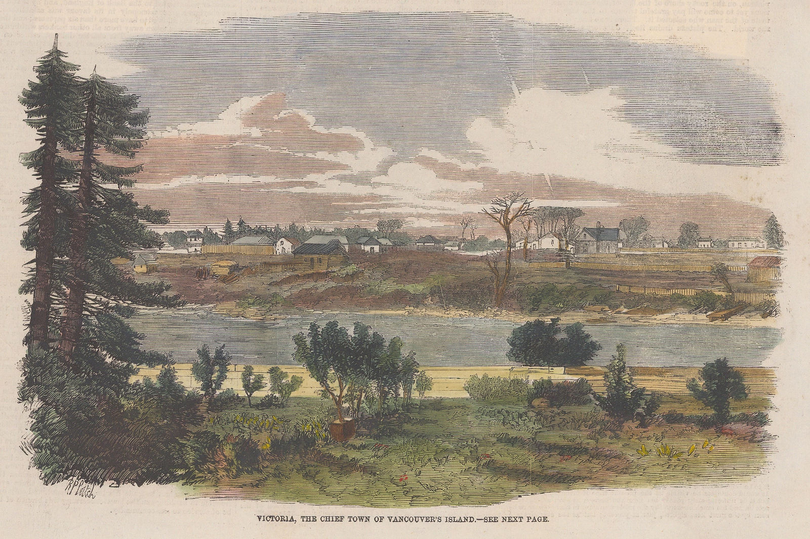 Illustrated London News (ILN), Vancouver Island - Victoria, 1880 c.