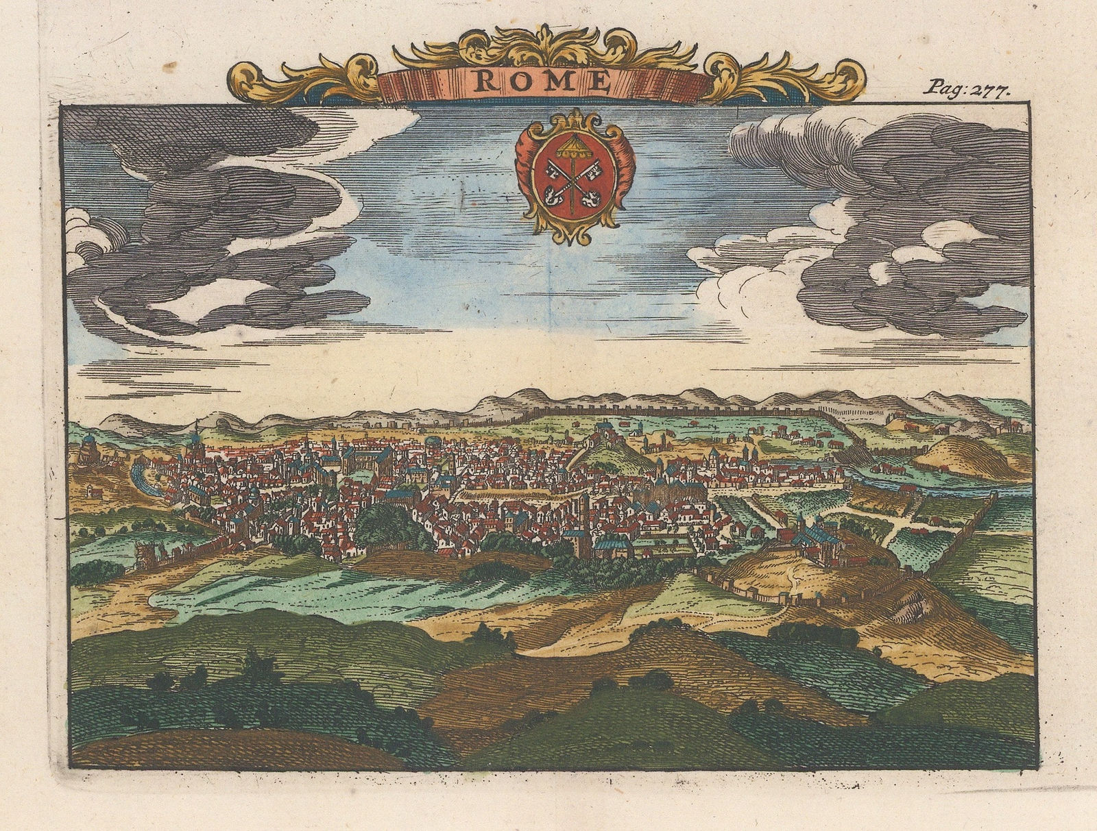 Pieter Van der Aa, Italy - Rome, 1727