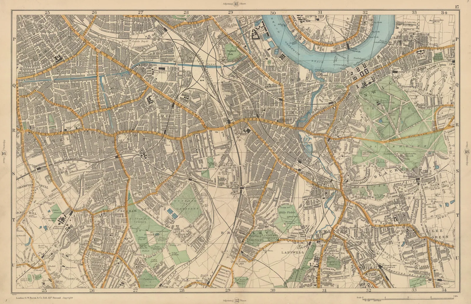 George W. Bacon, Southeast London, 1900 c.