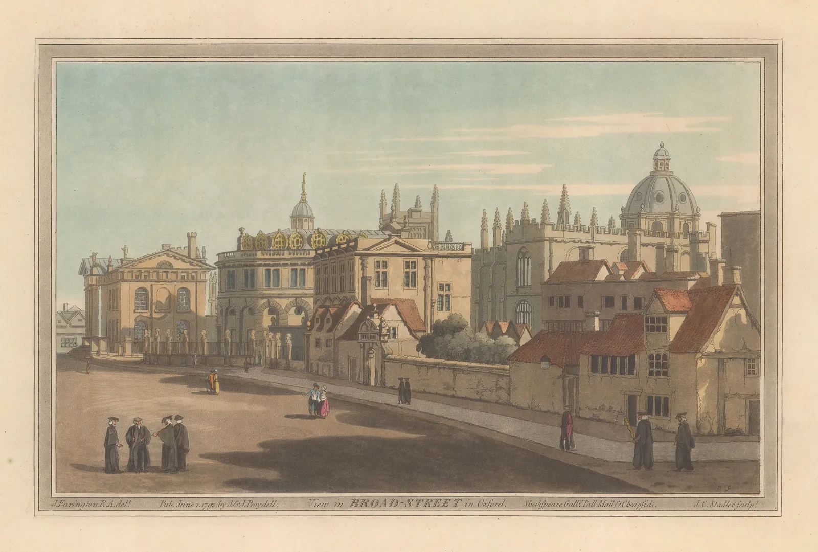 John Boydell, Oxford - Broad Street, 1793