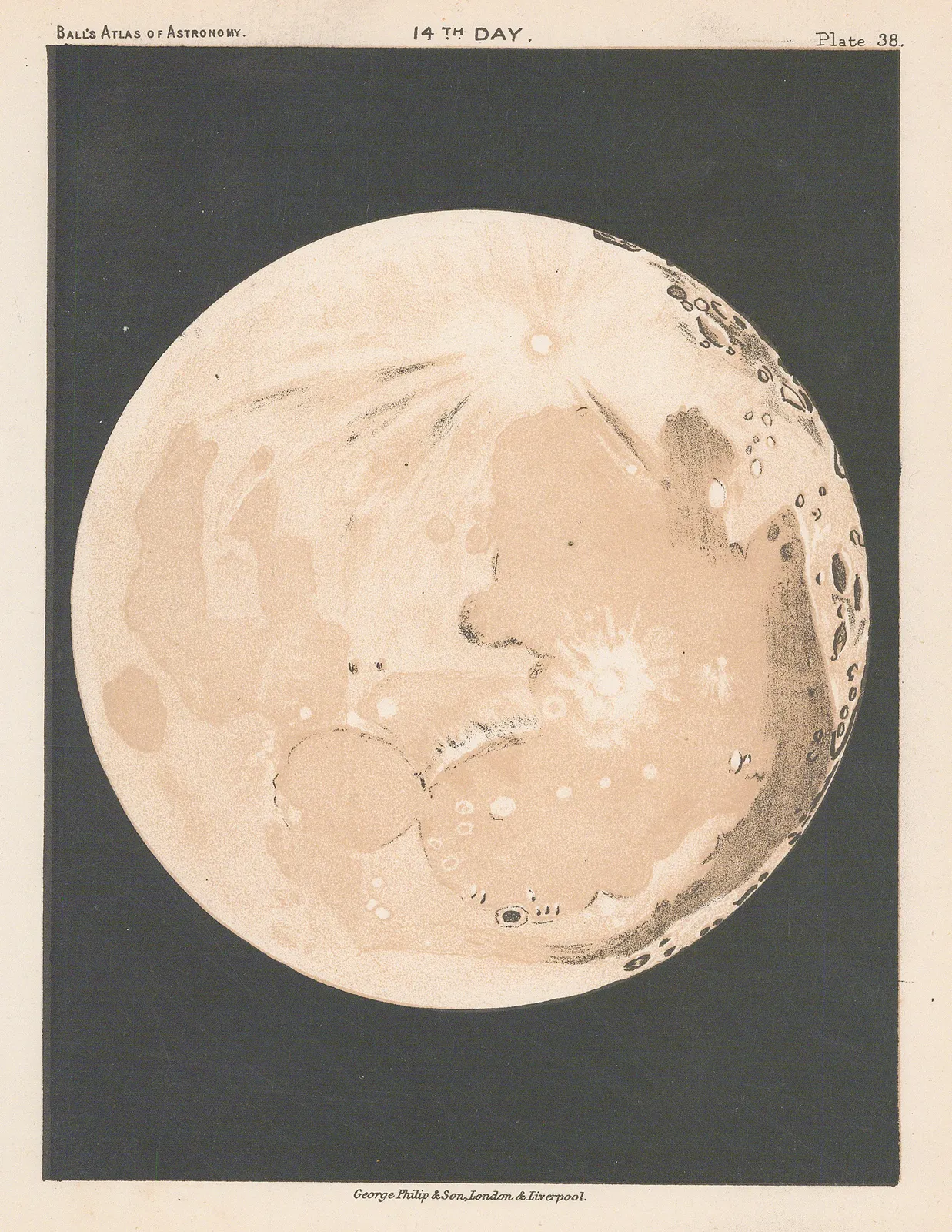 Sir Robert Stawell Ball, Moon Phases - 14th Day, 1893