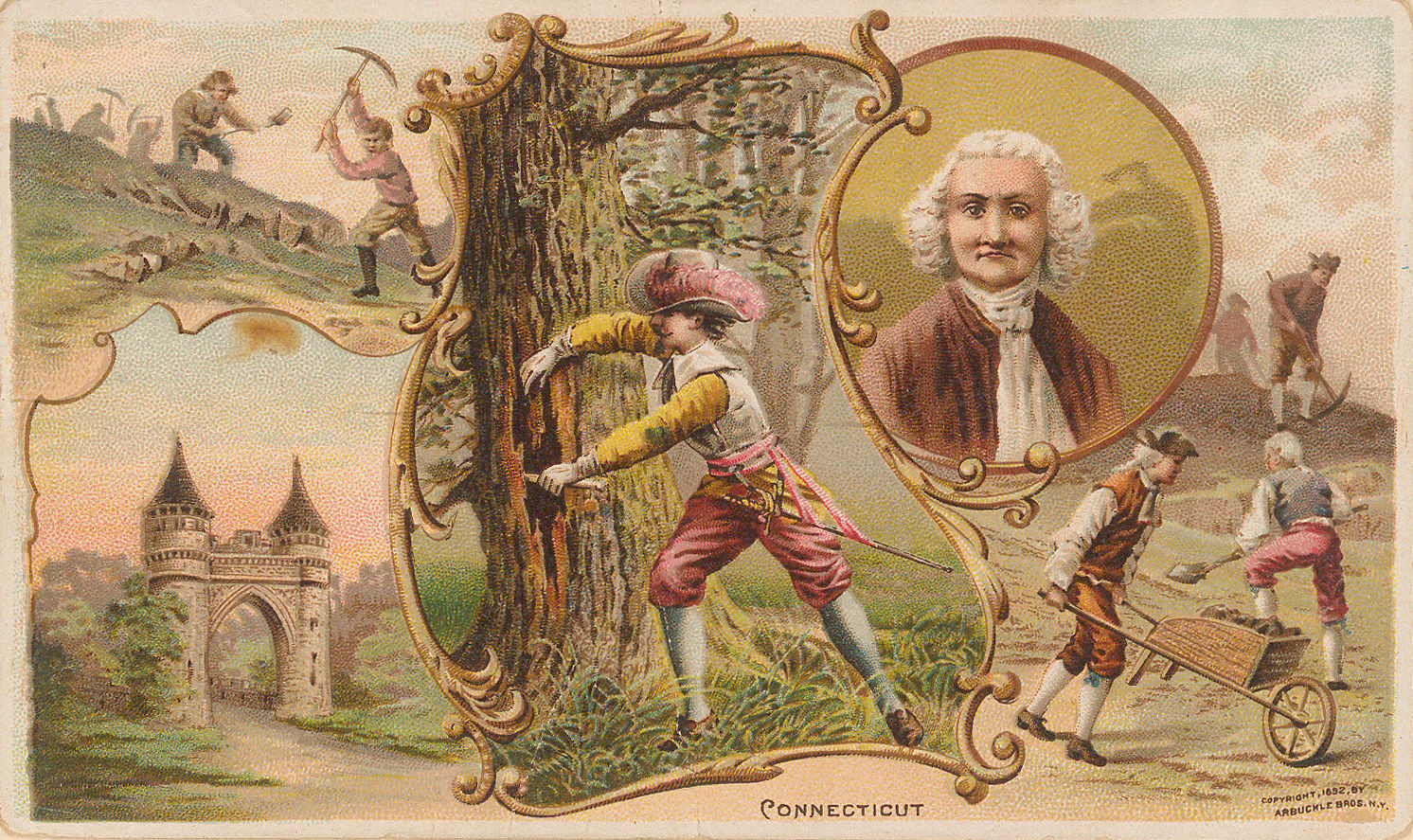 Arbuckle Brothers Company, Connecticut - Coffee Tradecard, 1892