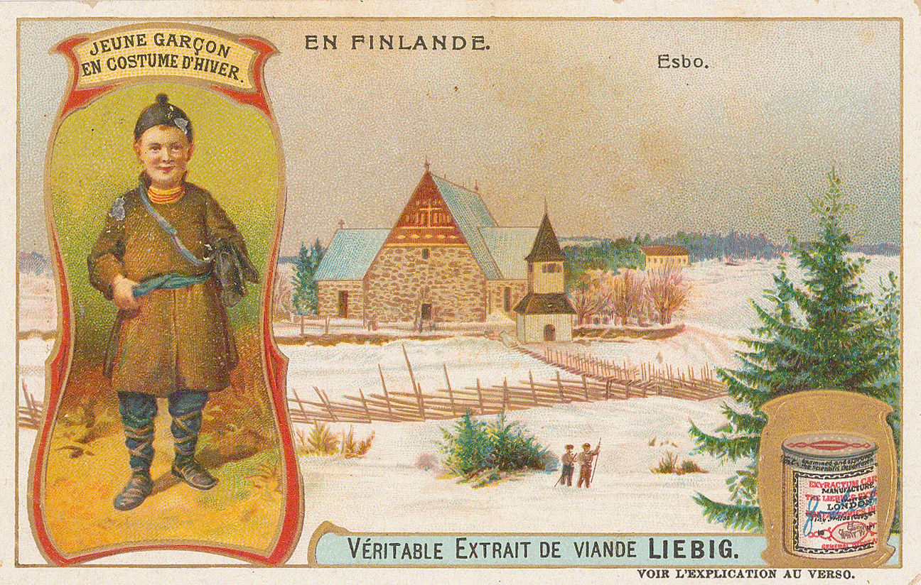 Liebig's Extract, Finland - Espoo, Espoo Cathedral, 1900 c.