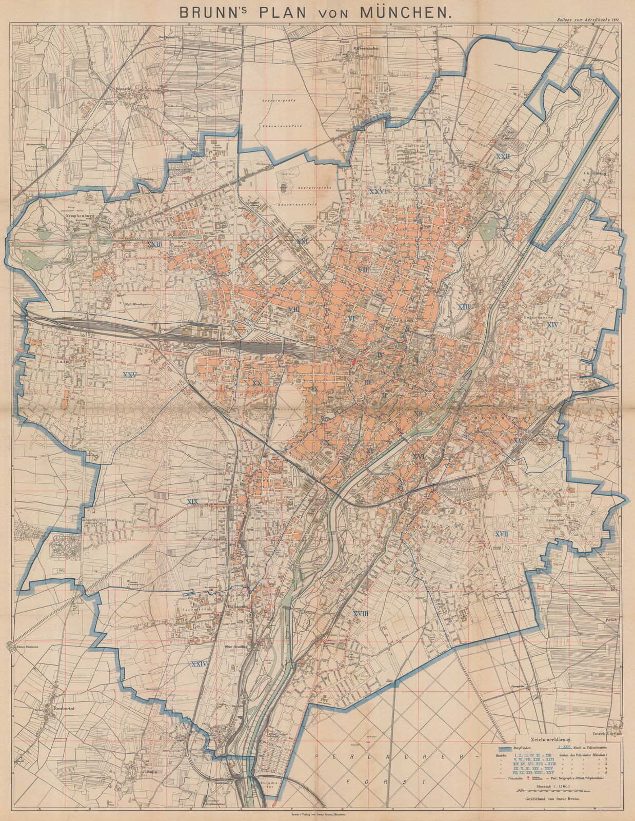 Oscar Brunn, Munich, 1912