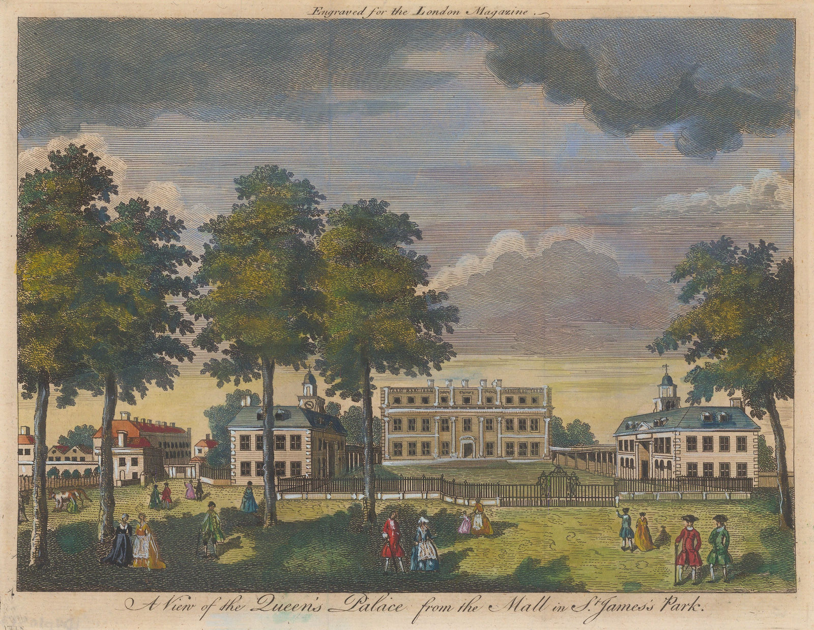 London Magazine, London - Buckingham Palace, 1762