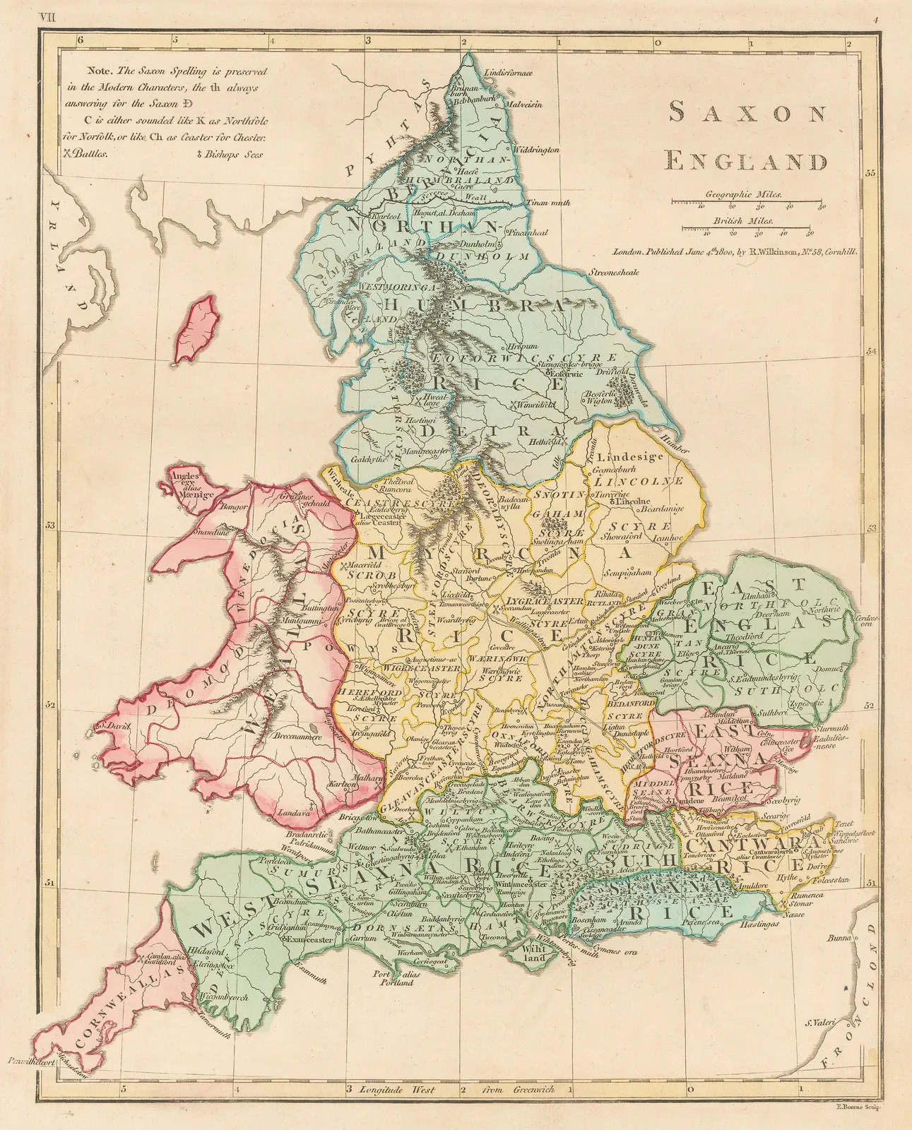Robert Wilkinson, Saxon England, 1800