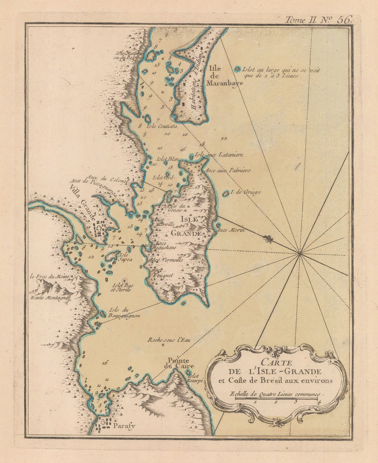 Jacques-Nicolas Bellin, Ilha Grande, Brazil, 1764