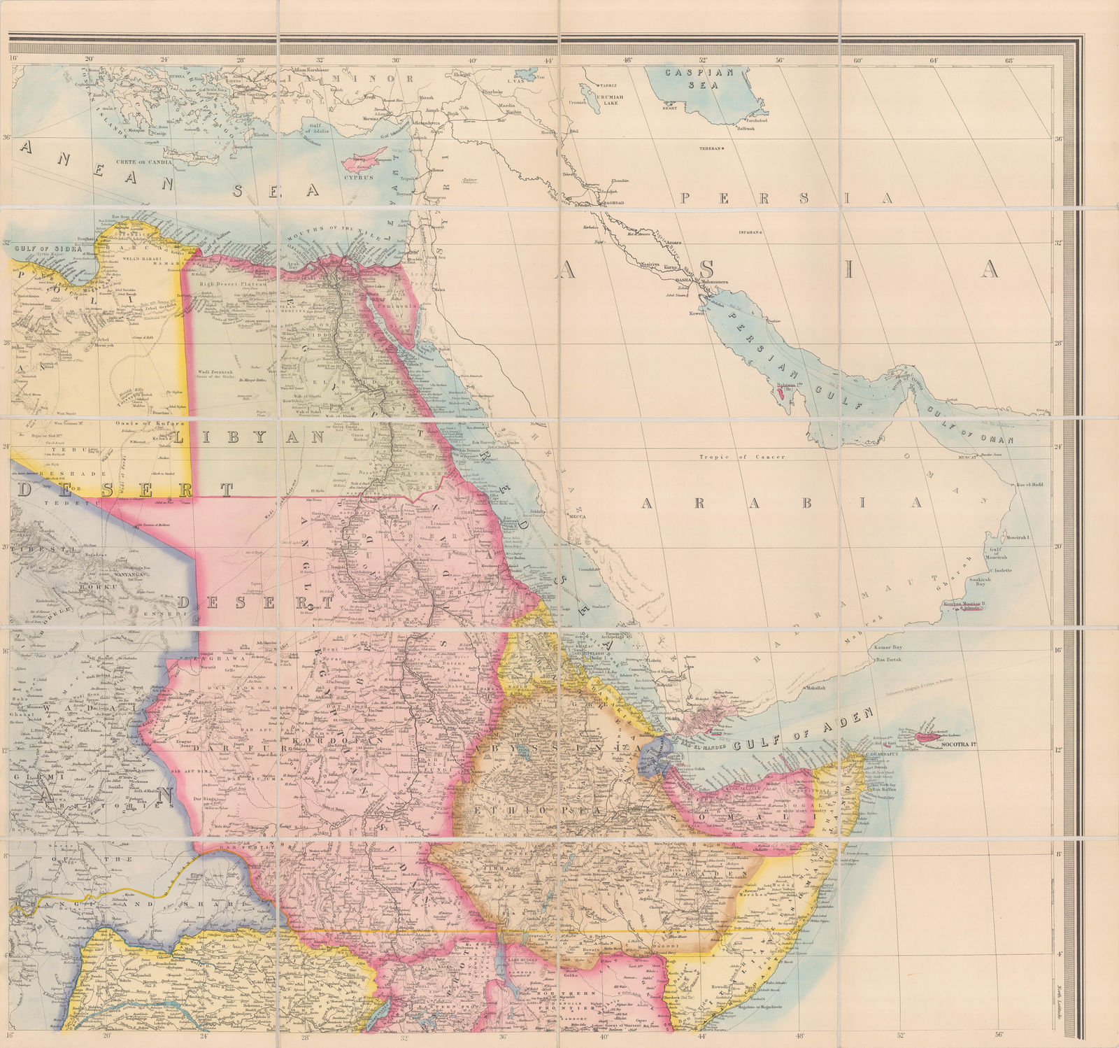 Edward Stanford, Stanford's Library Map of Africa, 1920