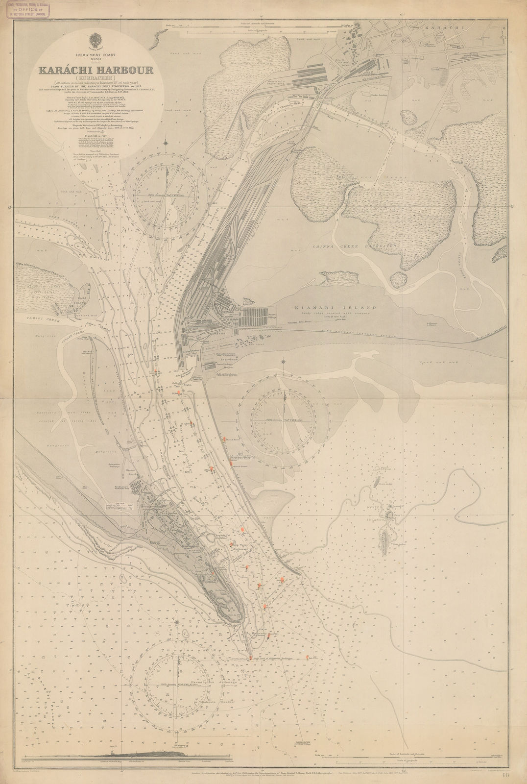 British Admiralty, Karachi Harbour, 1914