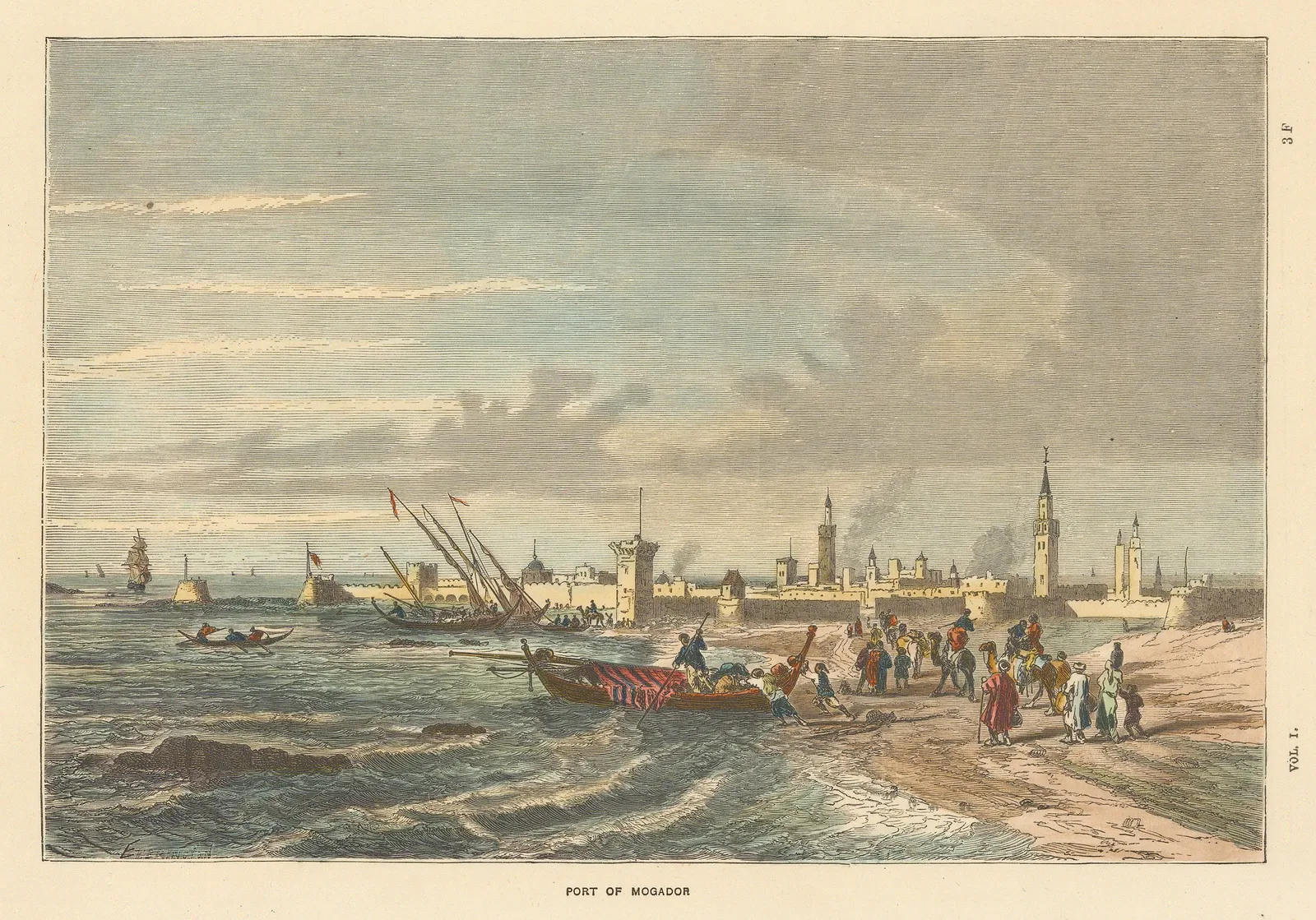 William Collins, Morocco - Essaouira, 1870 c.