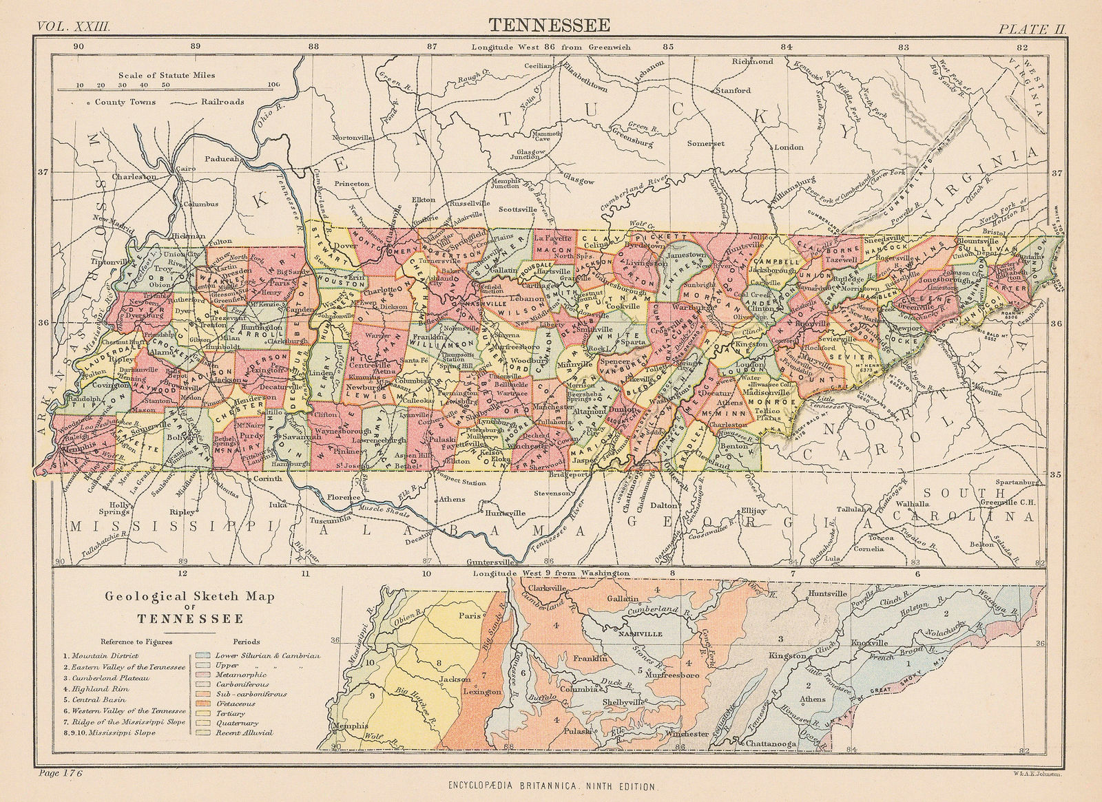 W. & A.K. Johnston, Tennessee, 1880 (c.)