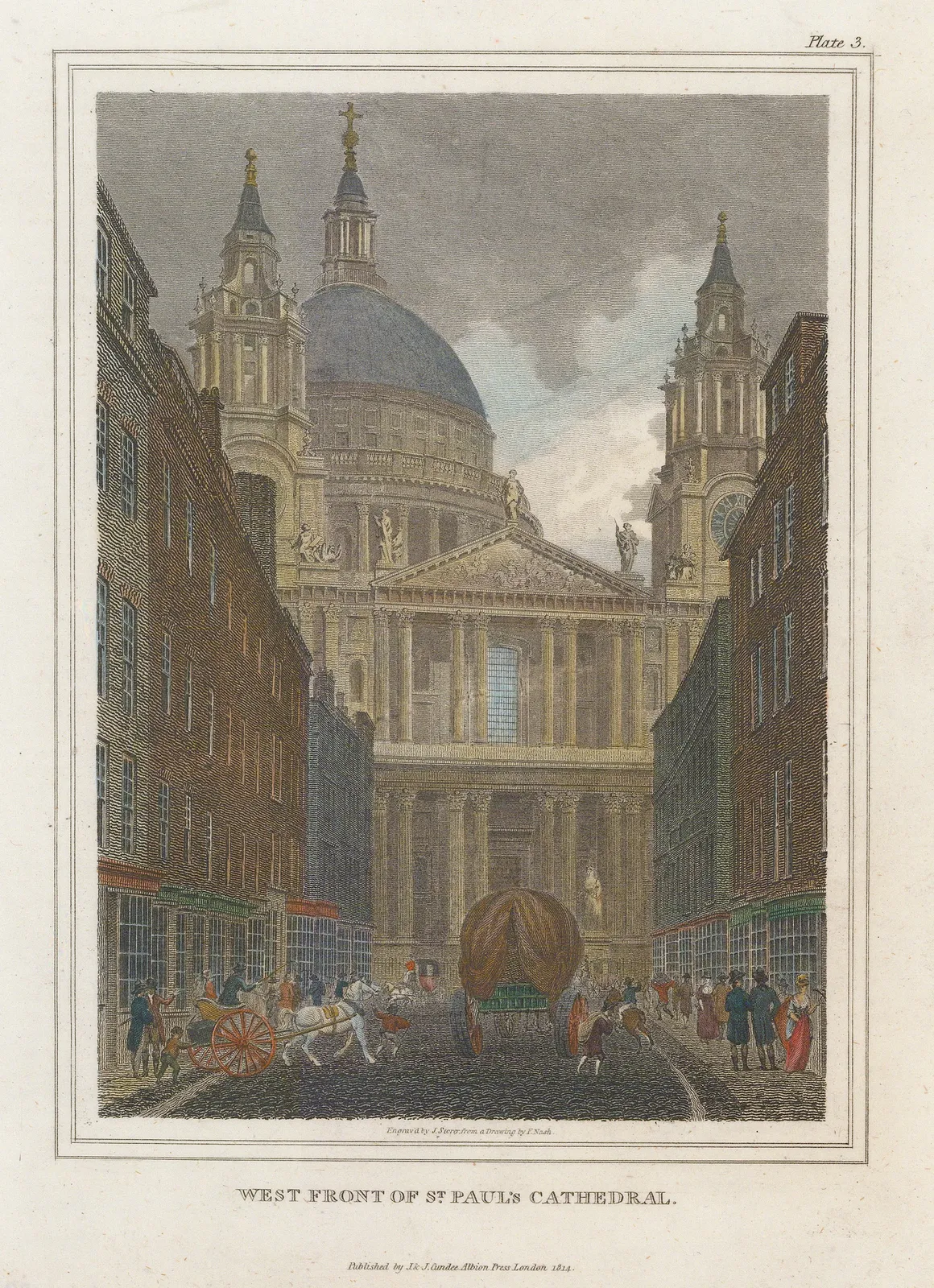 John Storer, London - St. Paul's, 1805