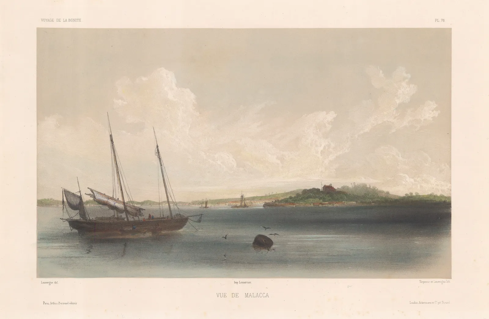 Auguste-Nicolas Vaillant, Malaysia - Malacca, 1850 c.