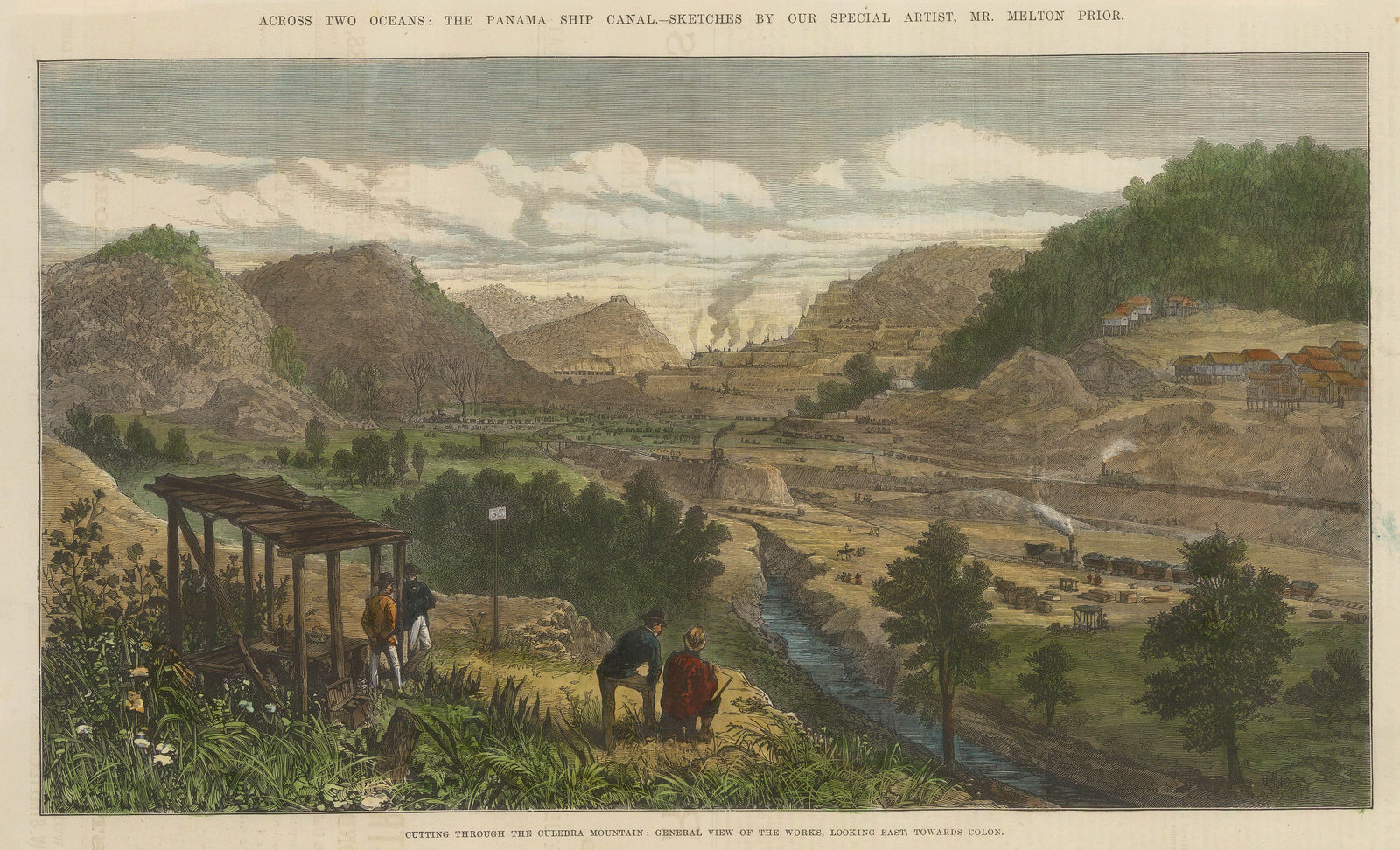 Illustrated London News (ILN), Panama - Culebra Mountains, 1888