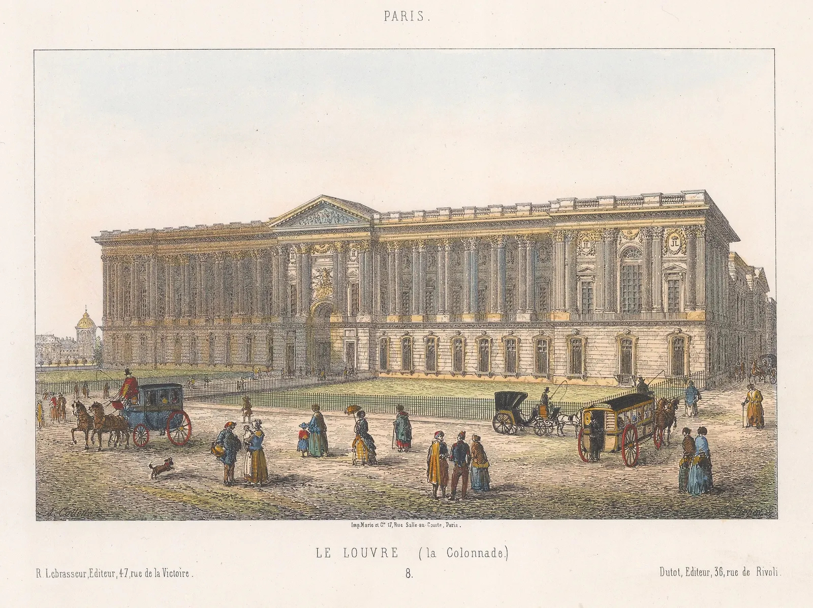 R. Lebrasseur, France - Paris, Louvre, 1840 c.