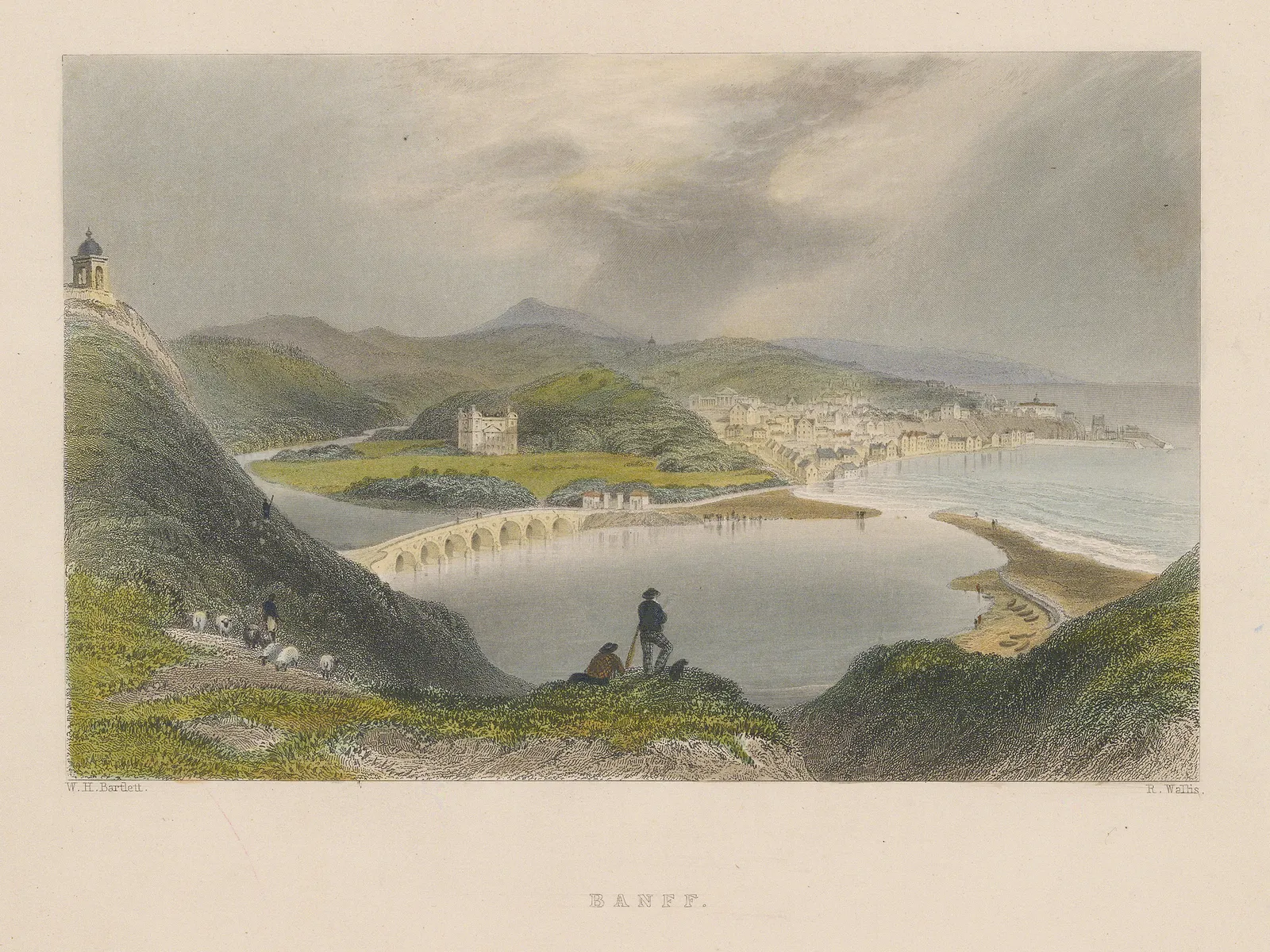 William Bartlett, Scotland - Banff, 1840