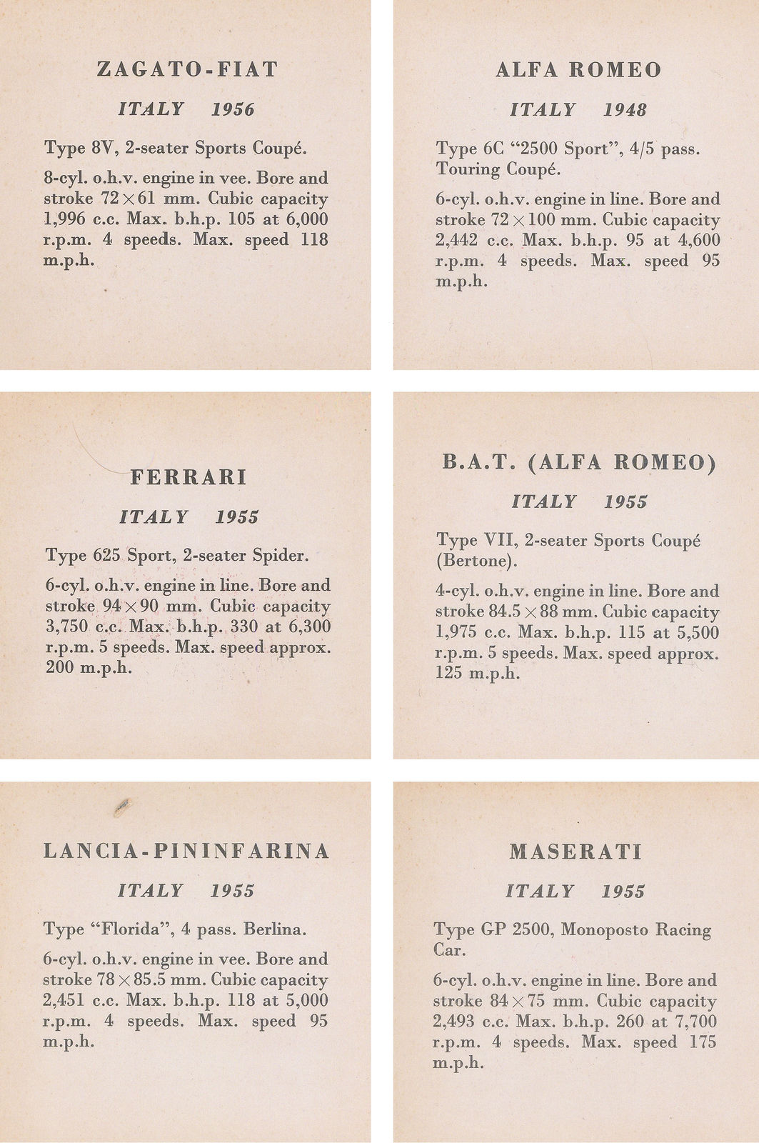 Anonymous, Automobiles - Italian cars, 1960 c.