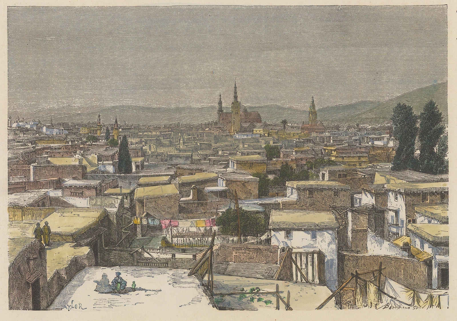 Jean Jacques Élisée Reclus, Syria - Damascus, 1894