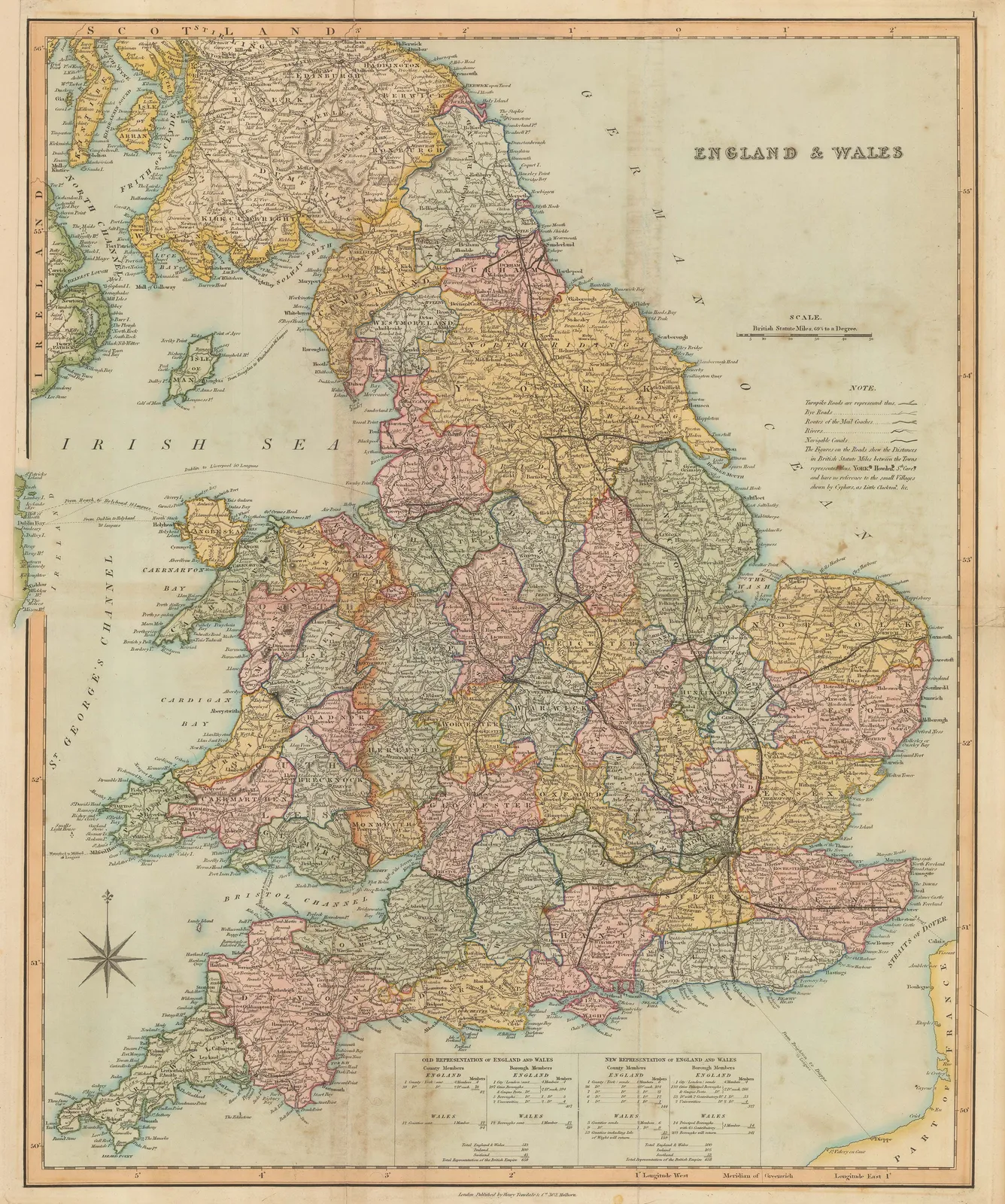 Henry Teesdale, England and Wales, 1830 c.