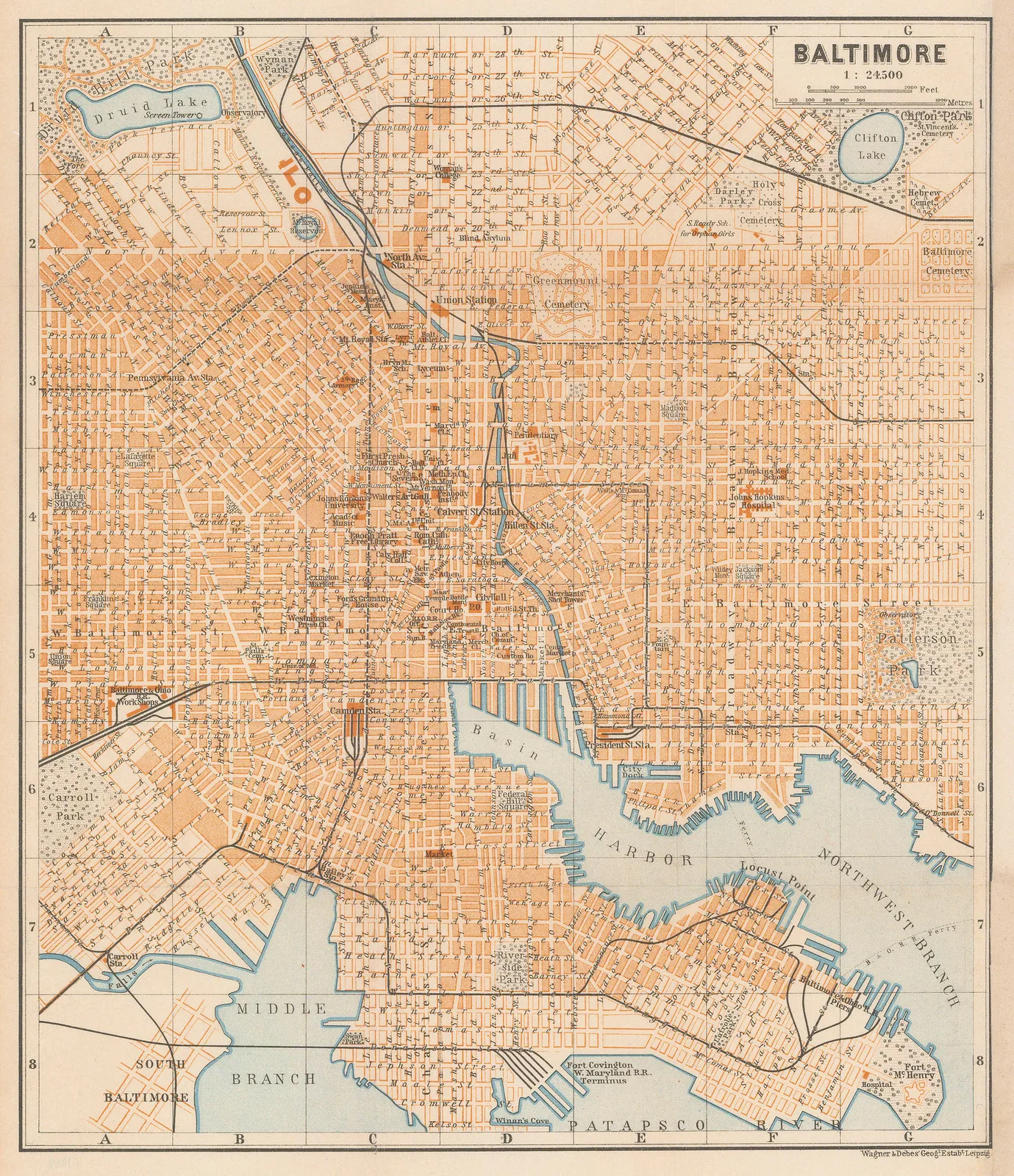 Karl Baedeker, Baltimore, 1909