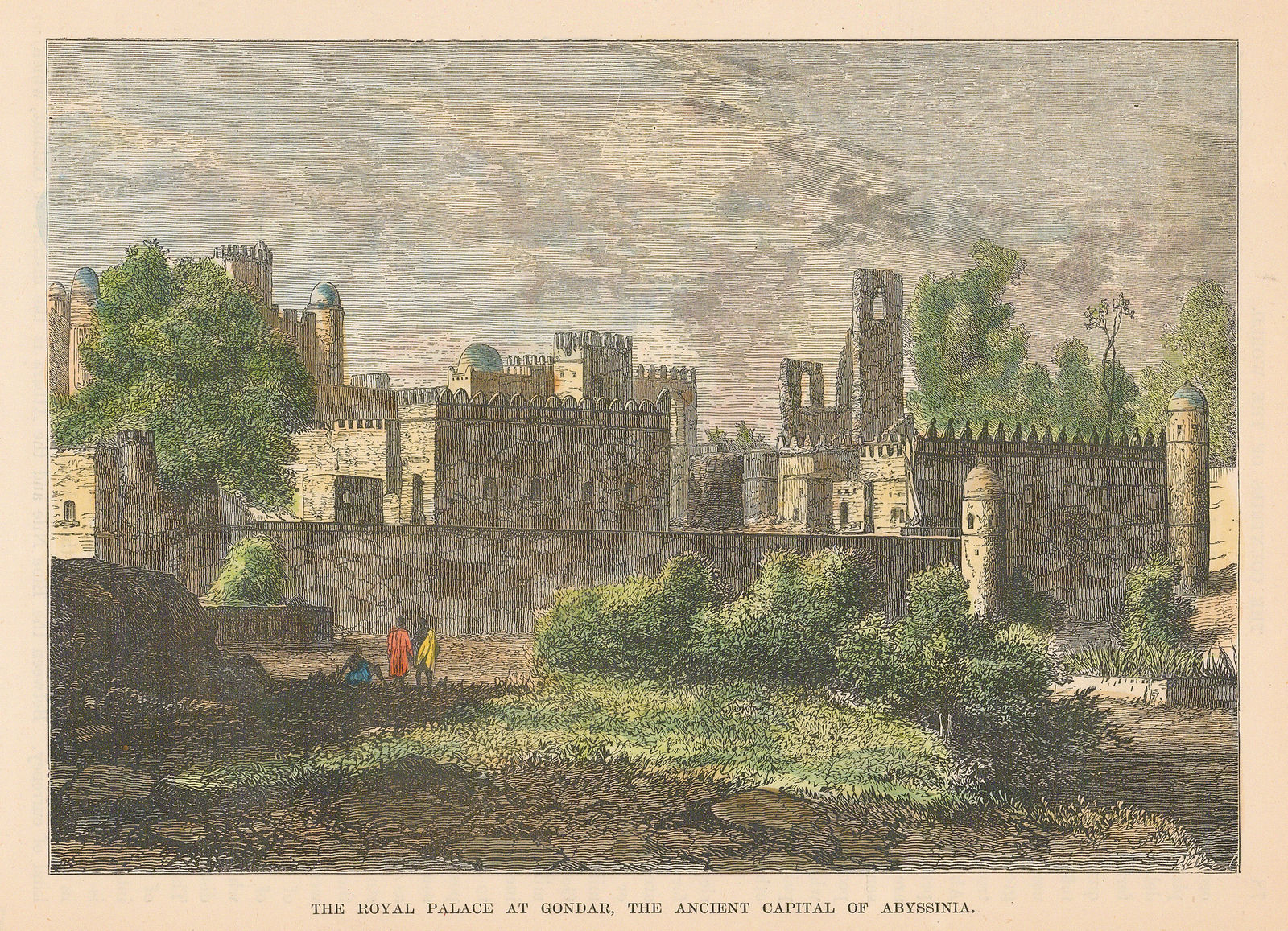 Robert Brown, Ethiopia - Gondar Castle / Fasil Ghebbi, 1881