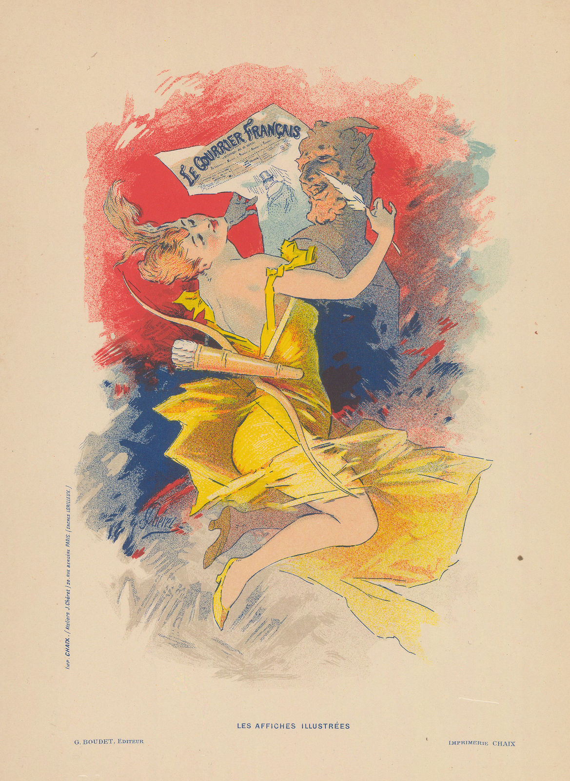 Jules Cheret, Le Courrier Francaise, 1896