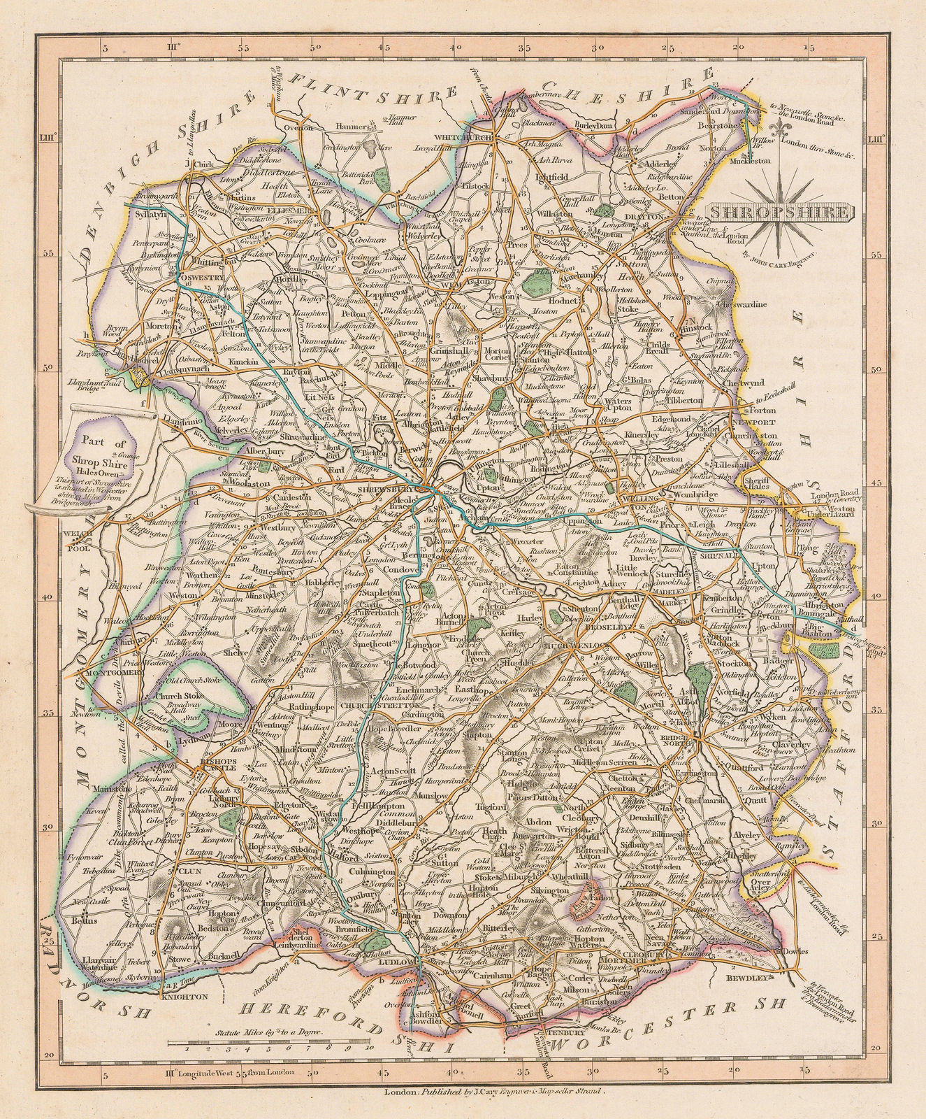 John Cary, Shropshire, 1809