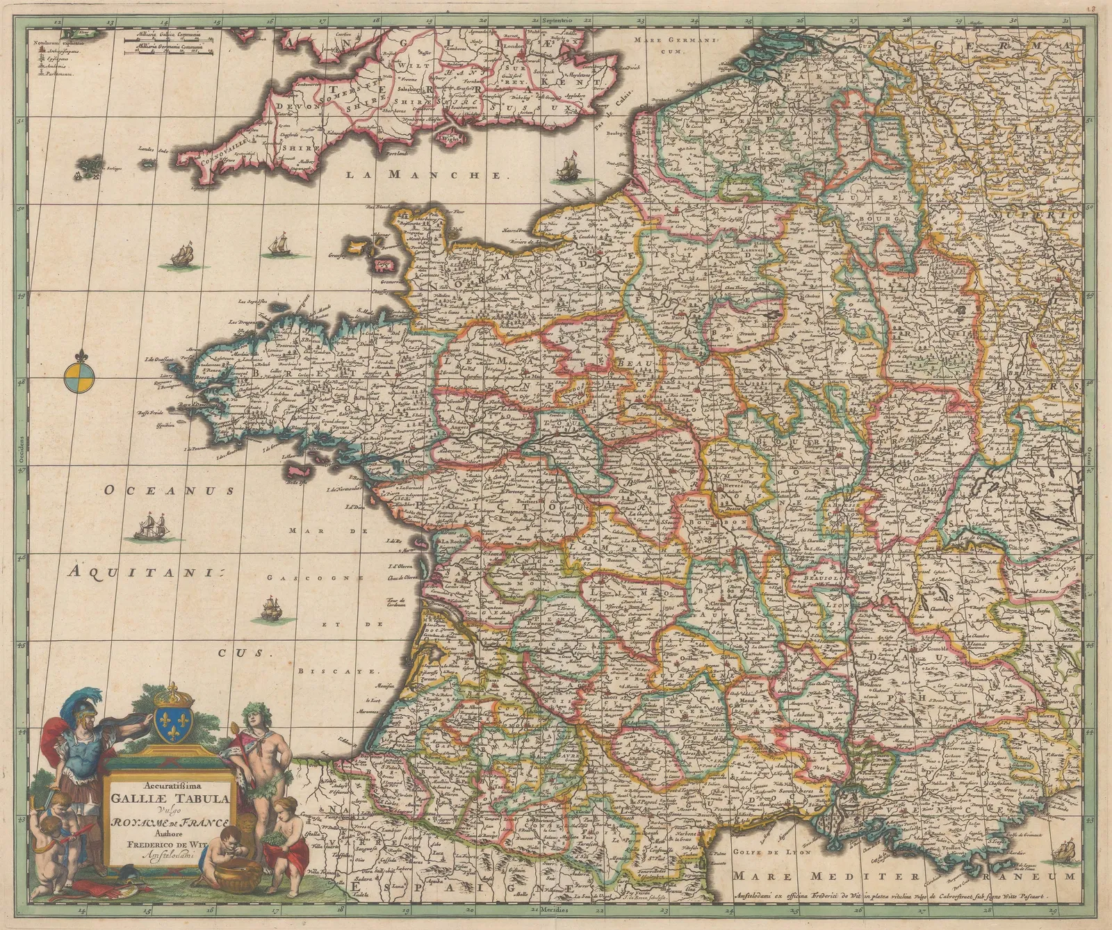 Frederick De Wit, France, 1690 c.