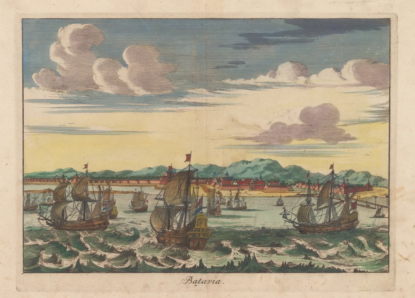 Francois Halma, Indonesia - Java, Batavia /Jakarta, 1720 c.