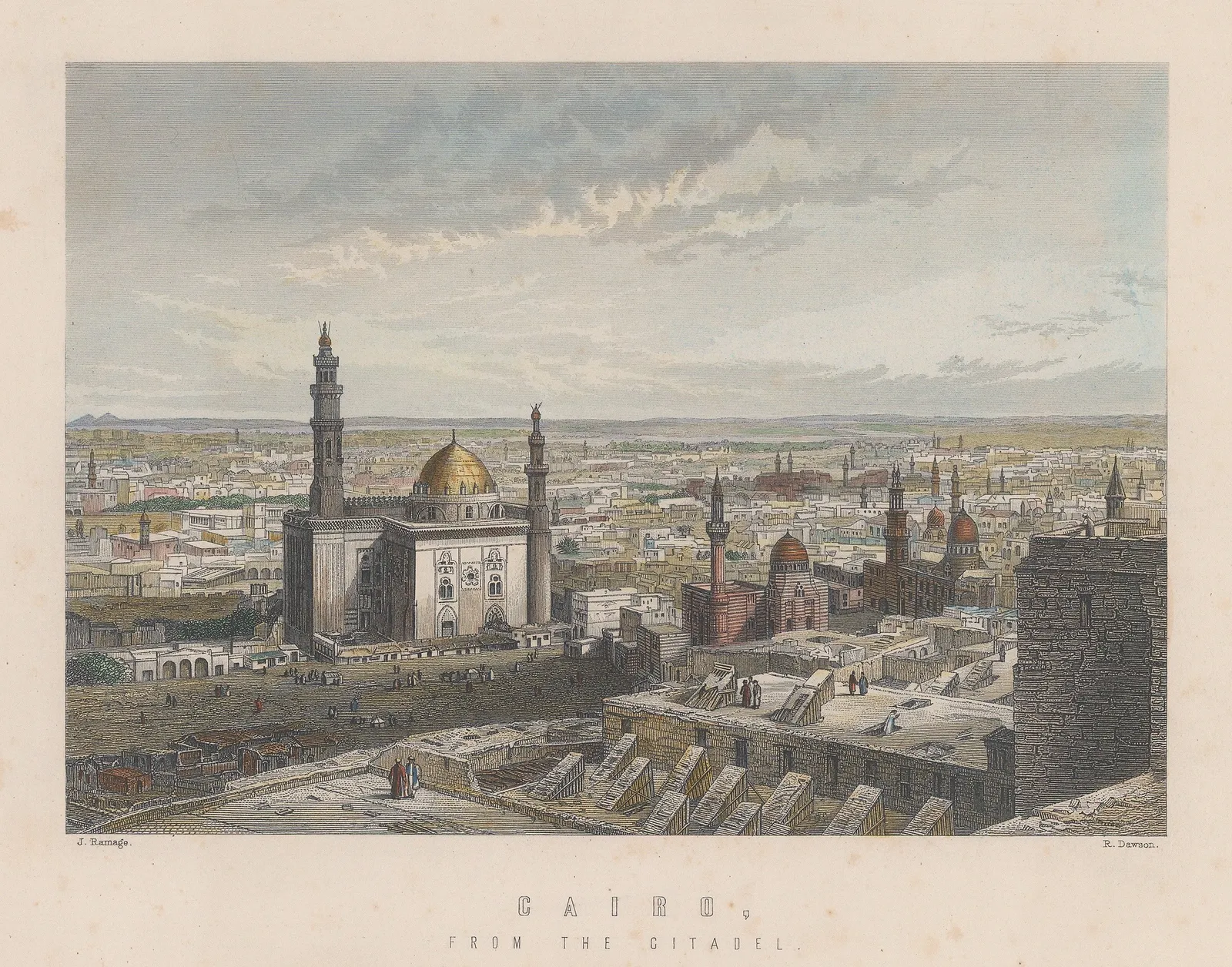 J. Ramage, Egypt - Cairo, 1860 c.