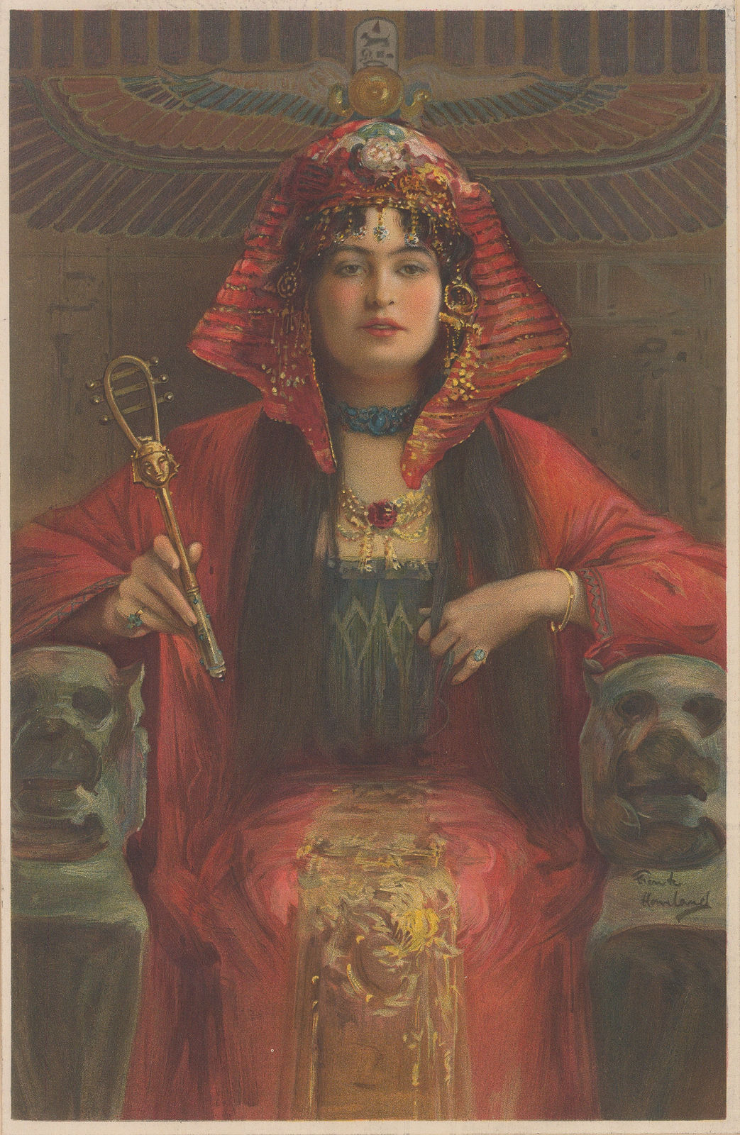 Illustrated London News (ILN), London - Francis Collier as Cleopatra, 1906