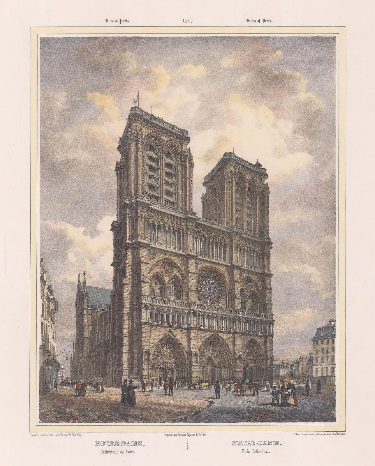 Phillipe Benoist, France - Paris, Notre Dame, 1860 c.