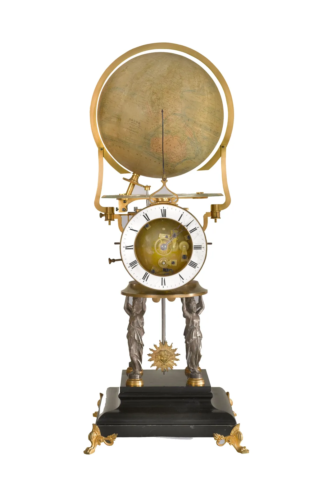 Maison Delamarche, Mouret-System Globe-Clock, 1880 c.