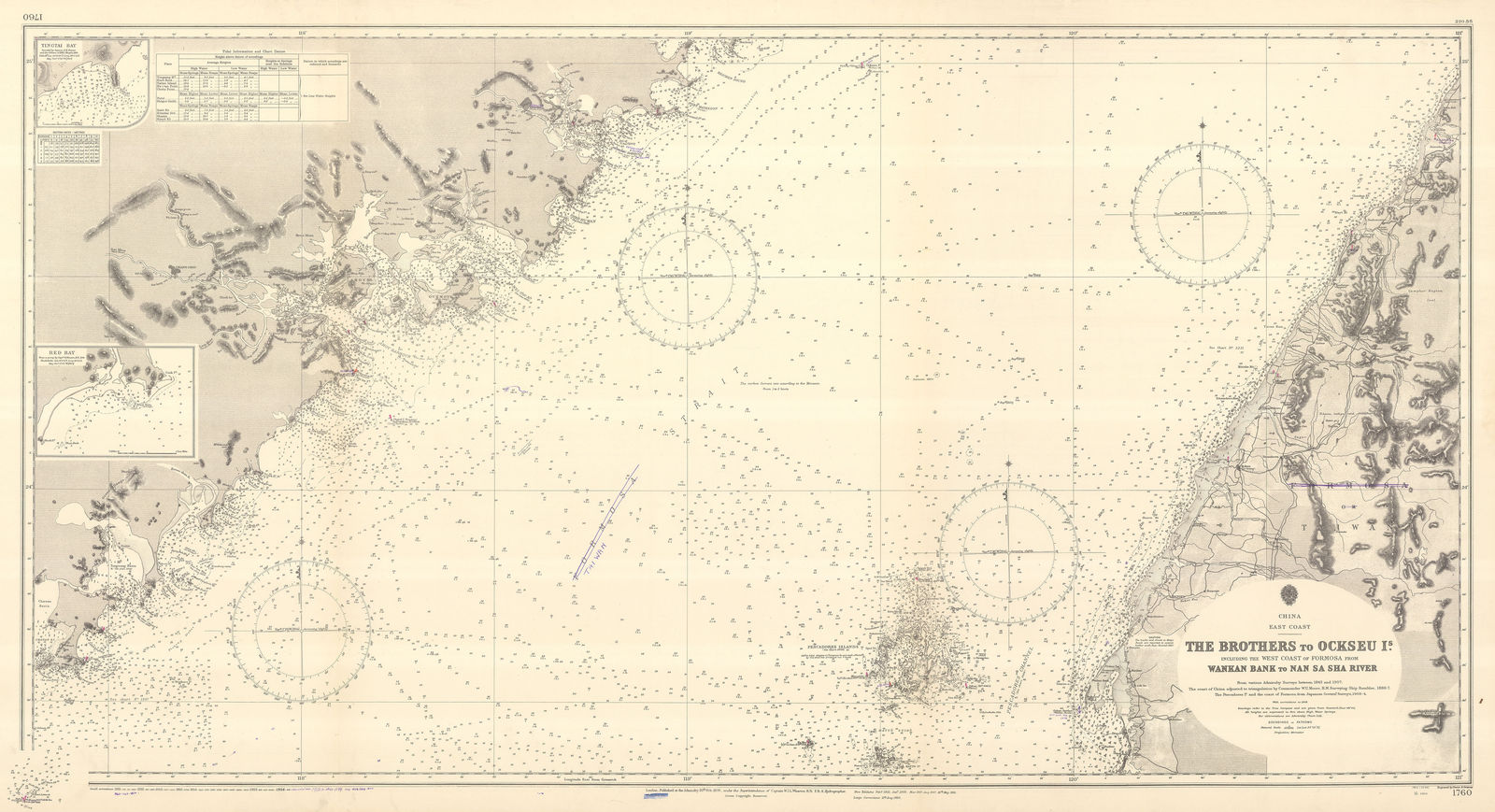 British Admiralty, The Brothers to Ockseu Id., 1960