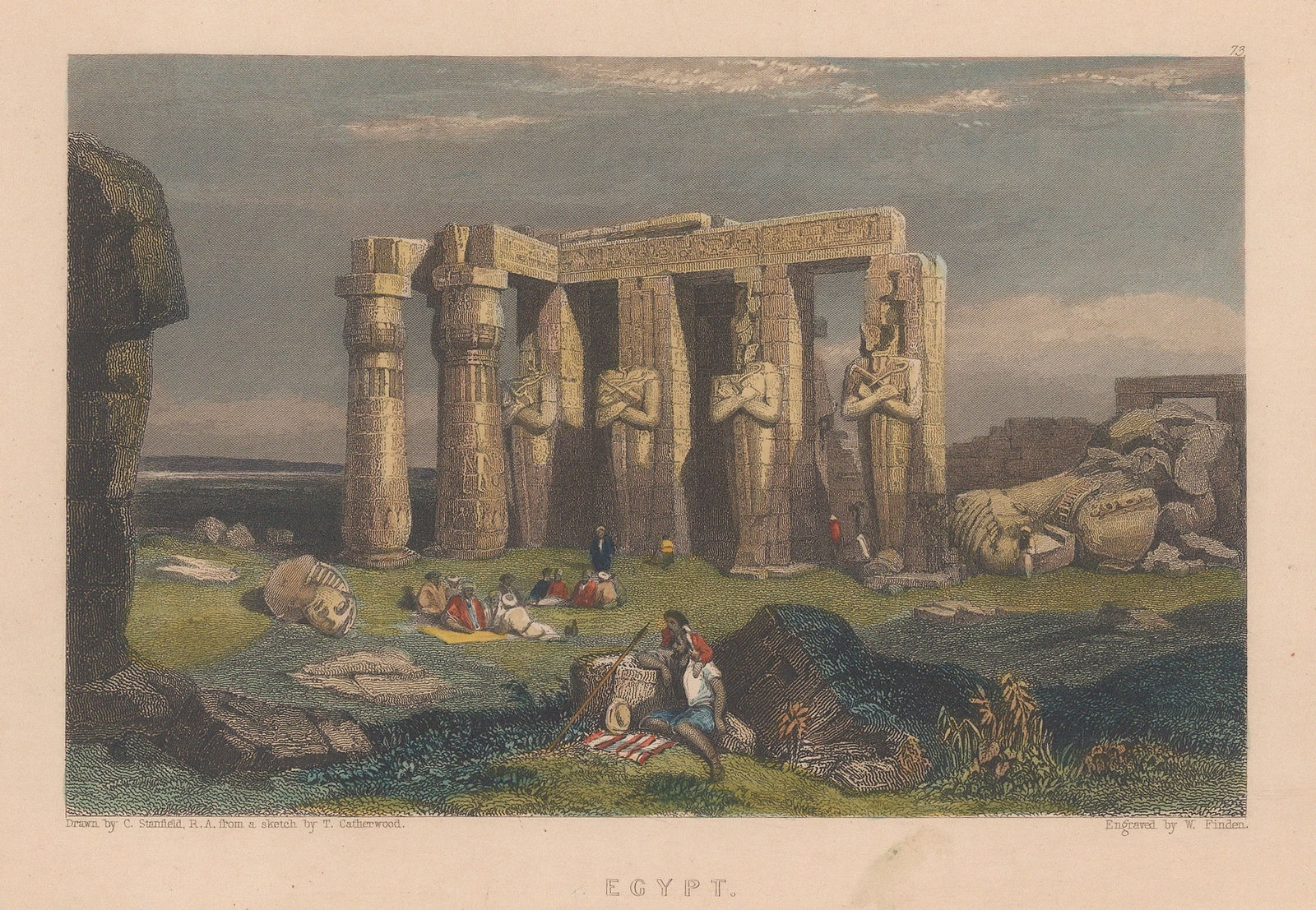 John Murray, Egypt - Memnonium, 1836