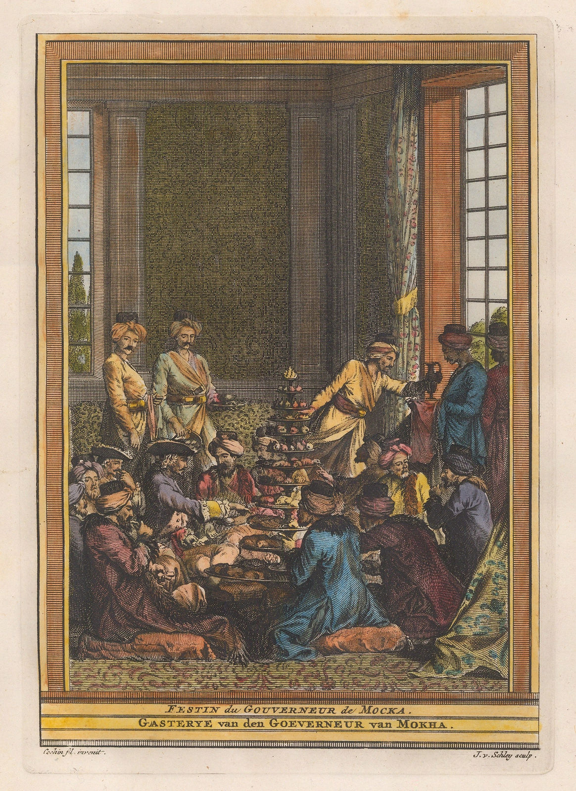 Jacob van der Schley, Yemen - Mocha, 1747