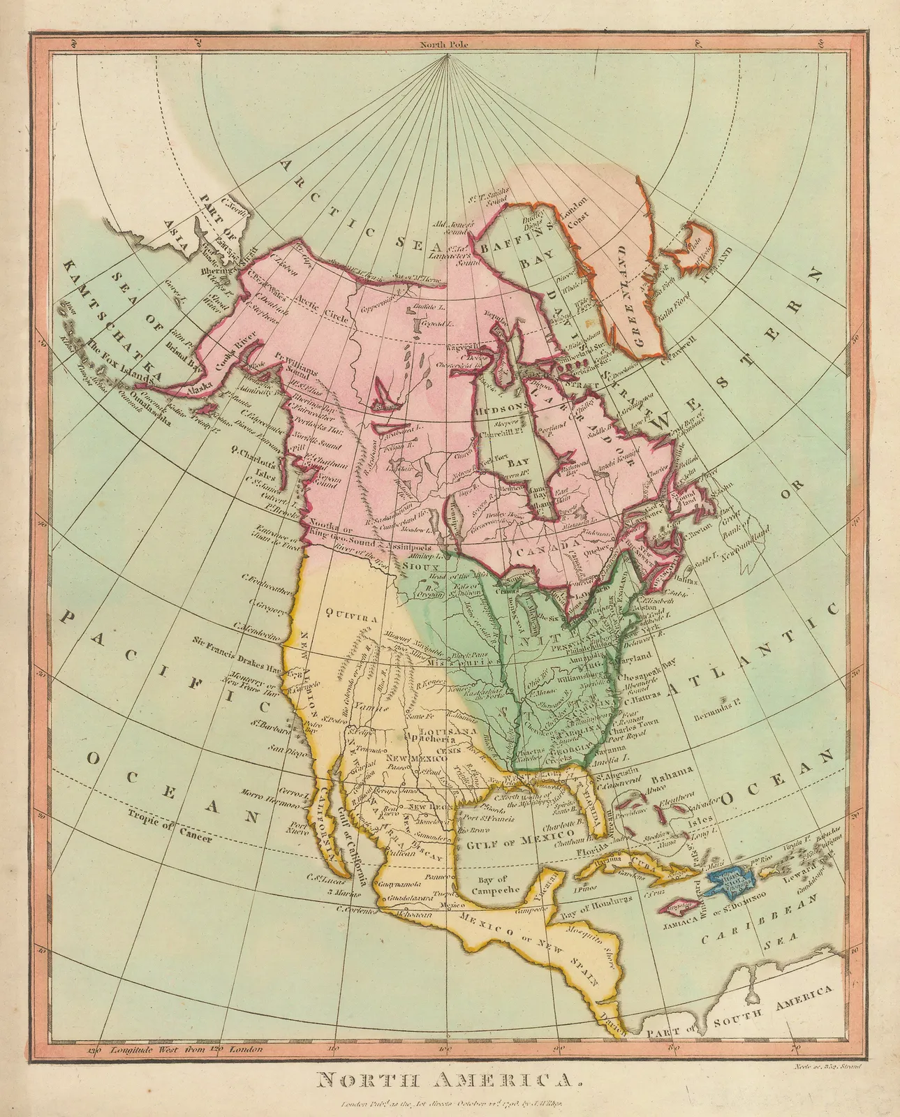 John Wilkes, North America, 1815 c