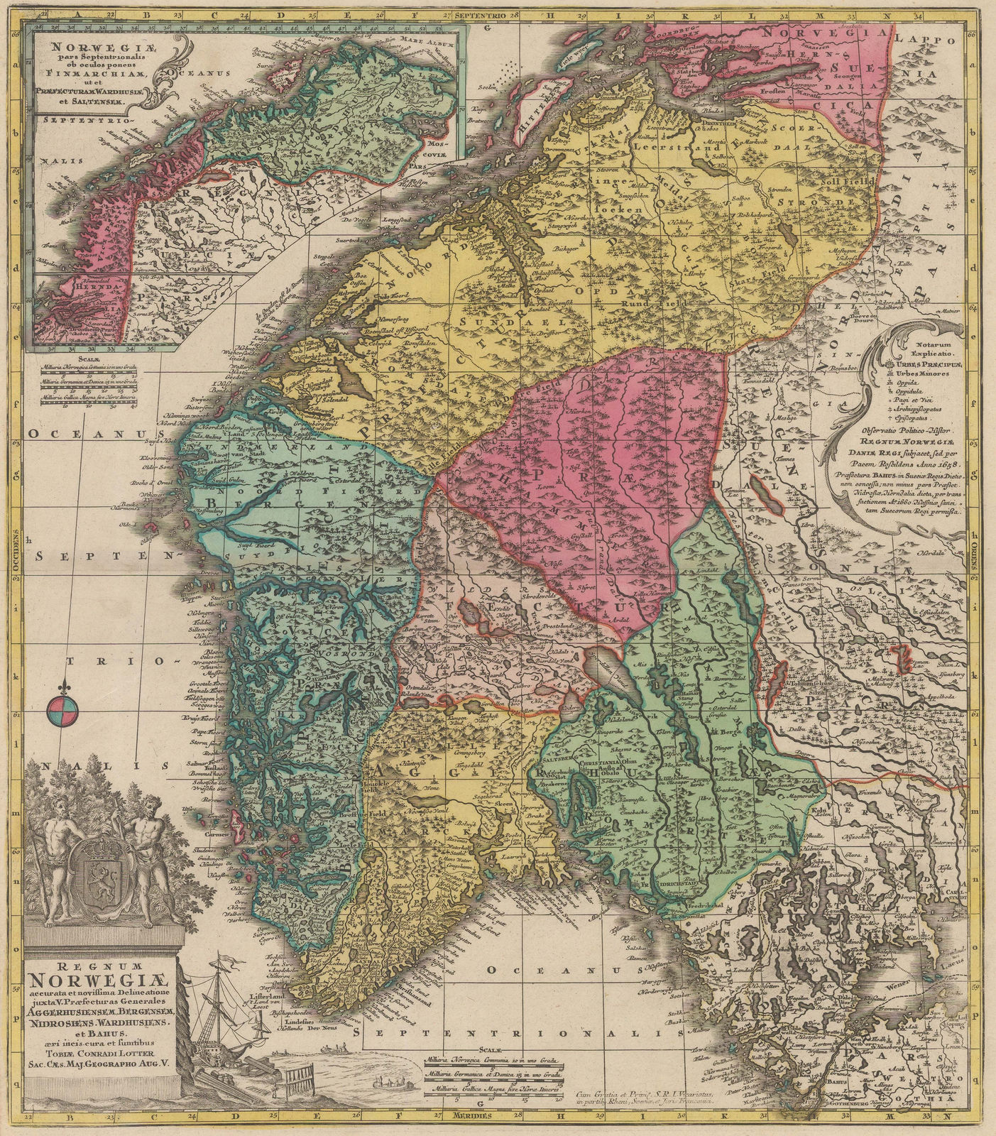 Tobias Conrad Lotter, Norway, 1760 c.