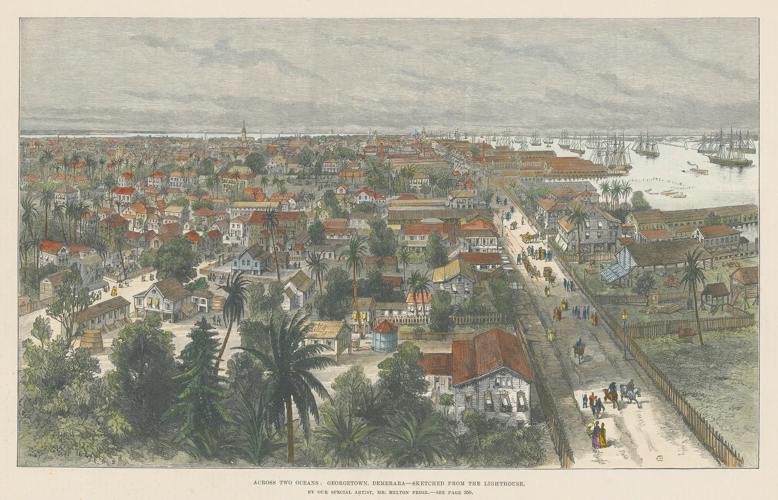 Illustrated London News (ILN), Guyana - Georgetown, 1888